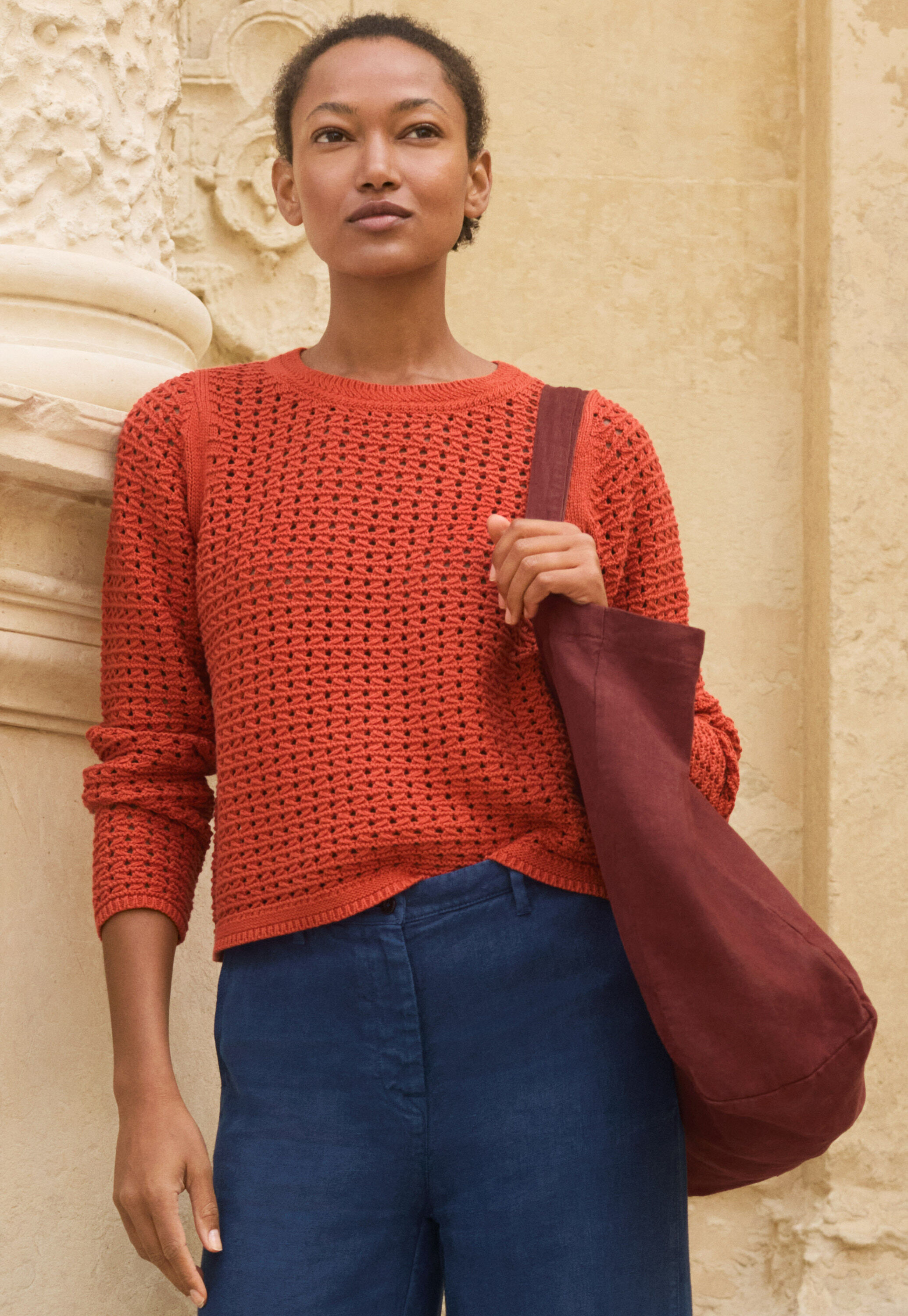 Round-neck sweater