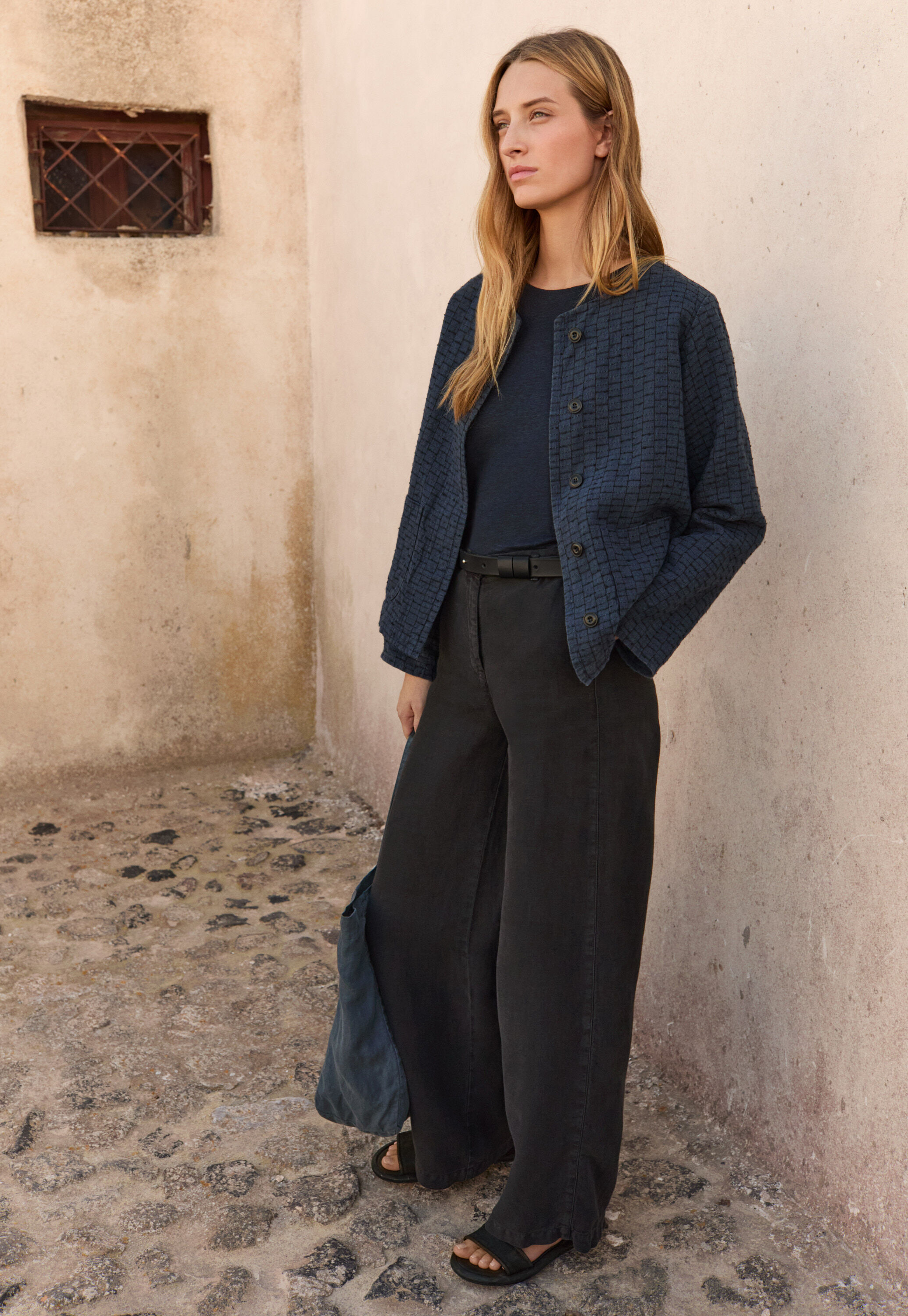 Pleat-front trousers