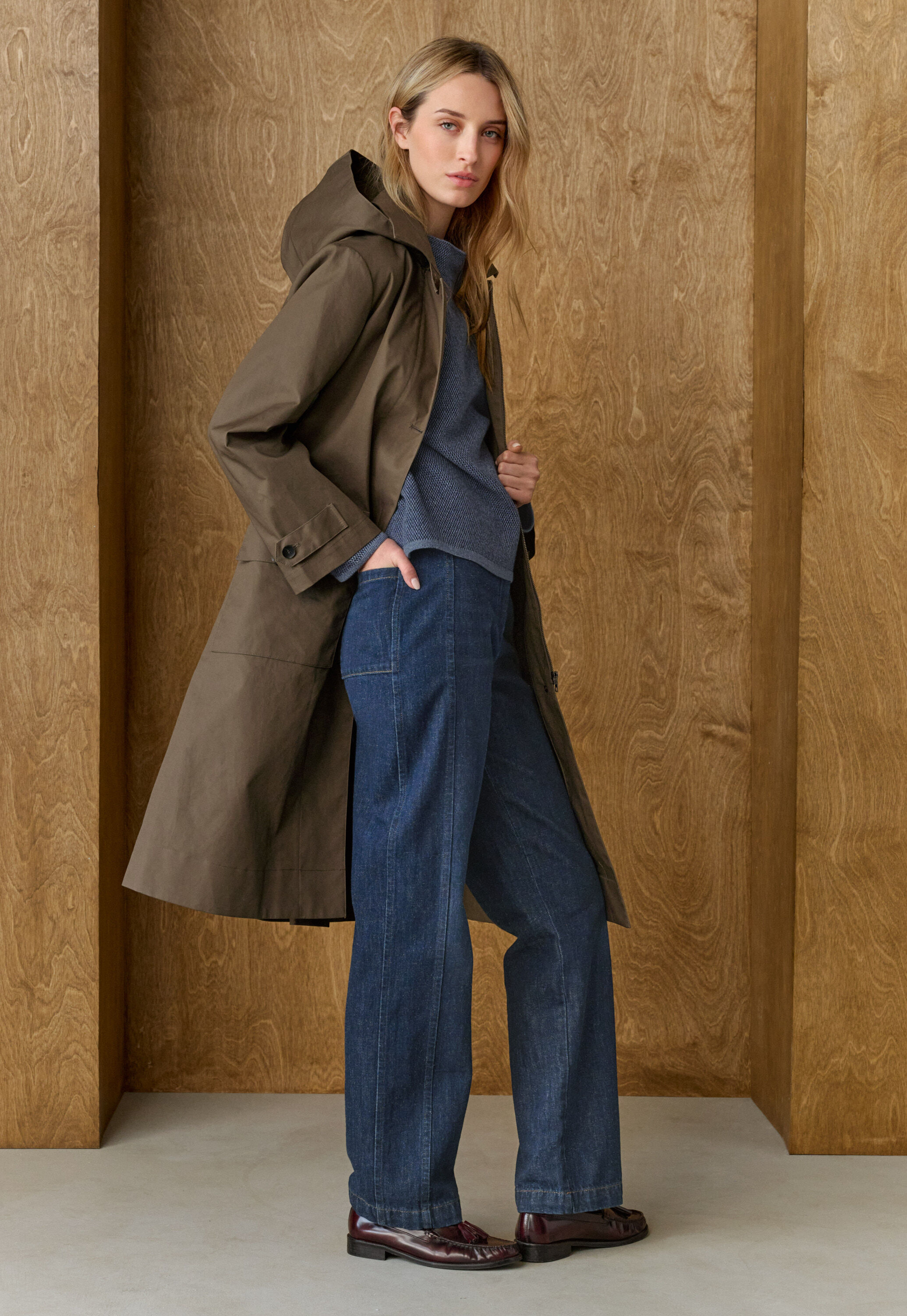 Edge-to-edge cardigan