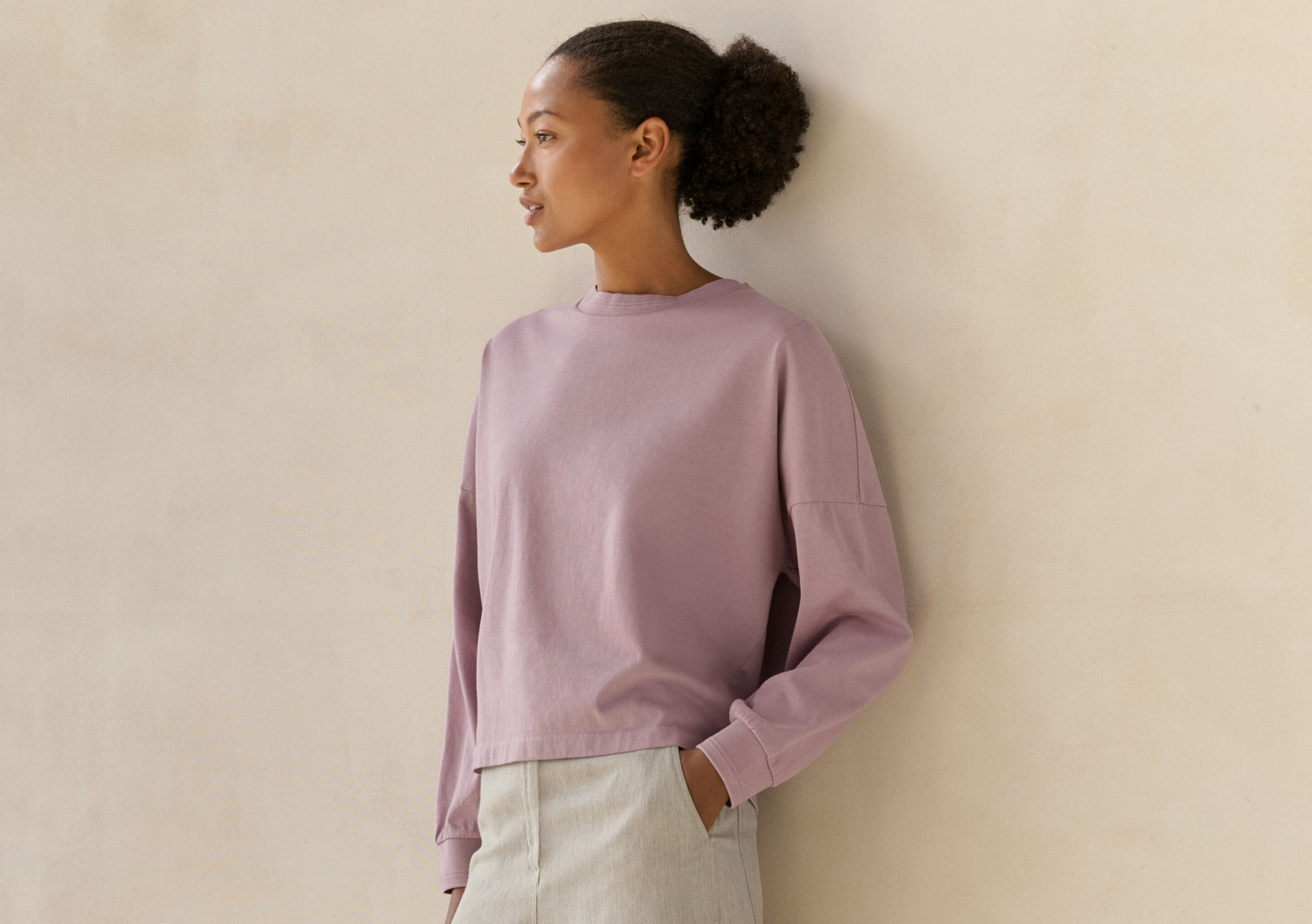 Jersey sweatshirt
