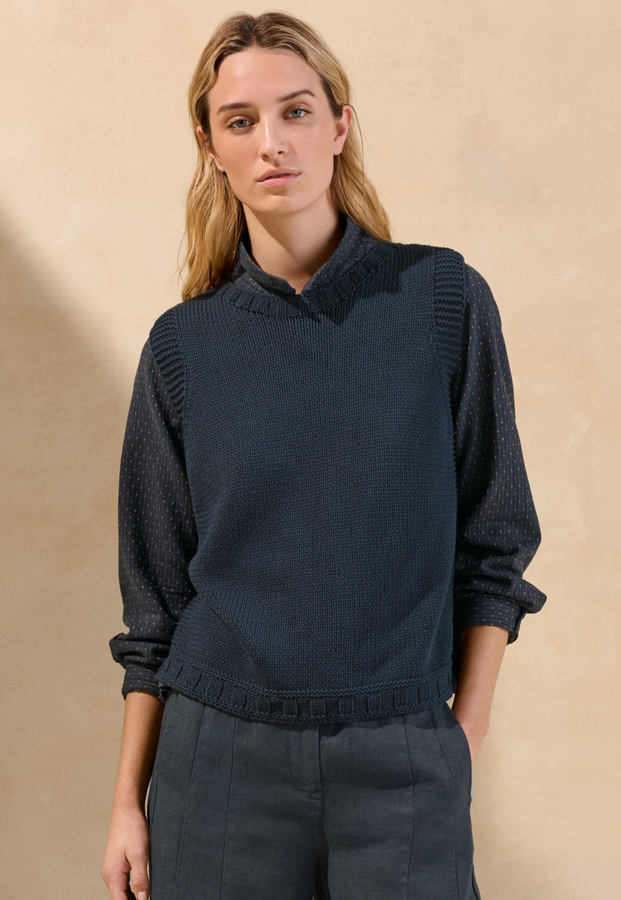 Dash-weave shirt