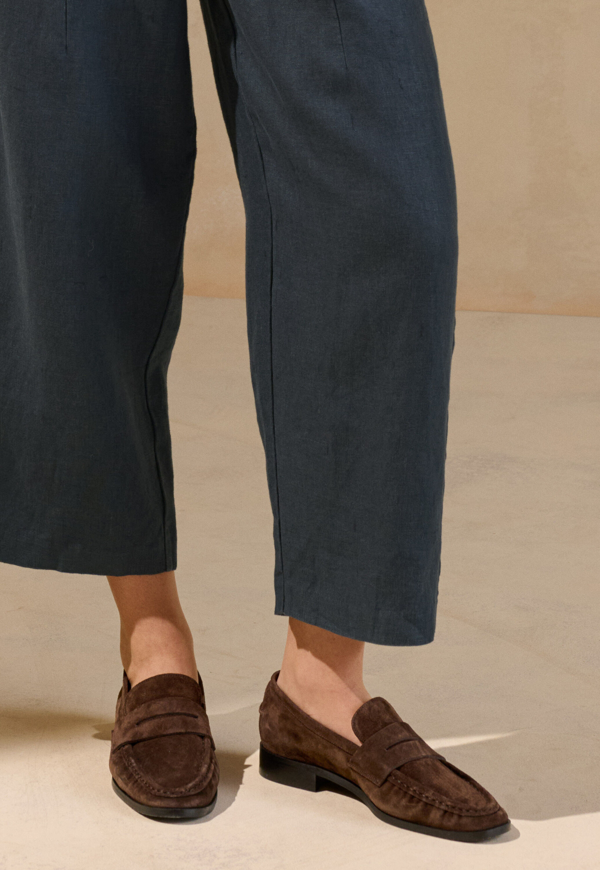 Loafers, Brown, large