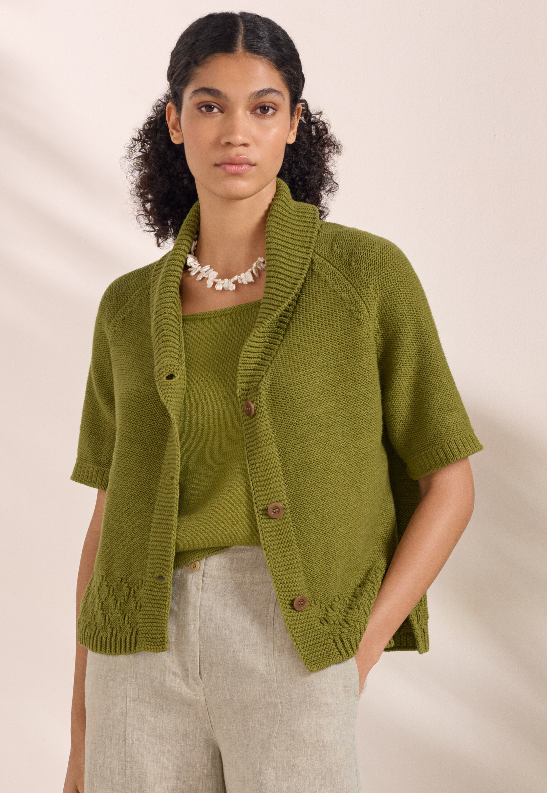 Knitted vest