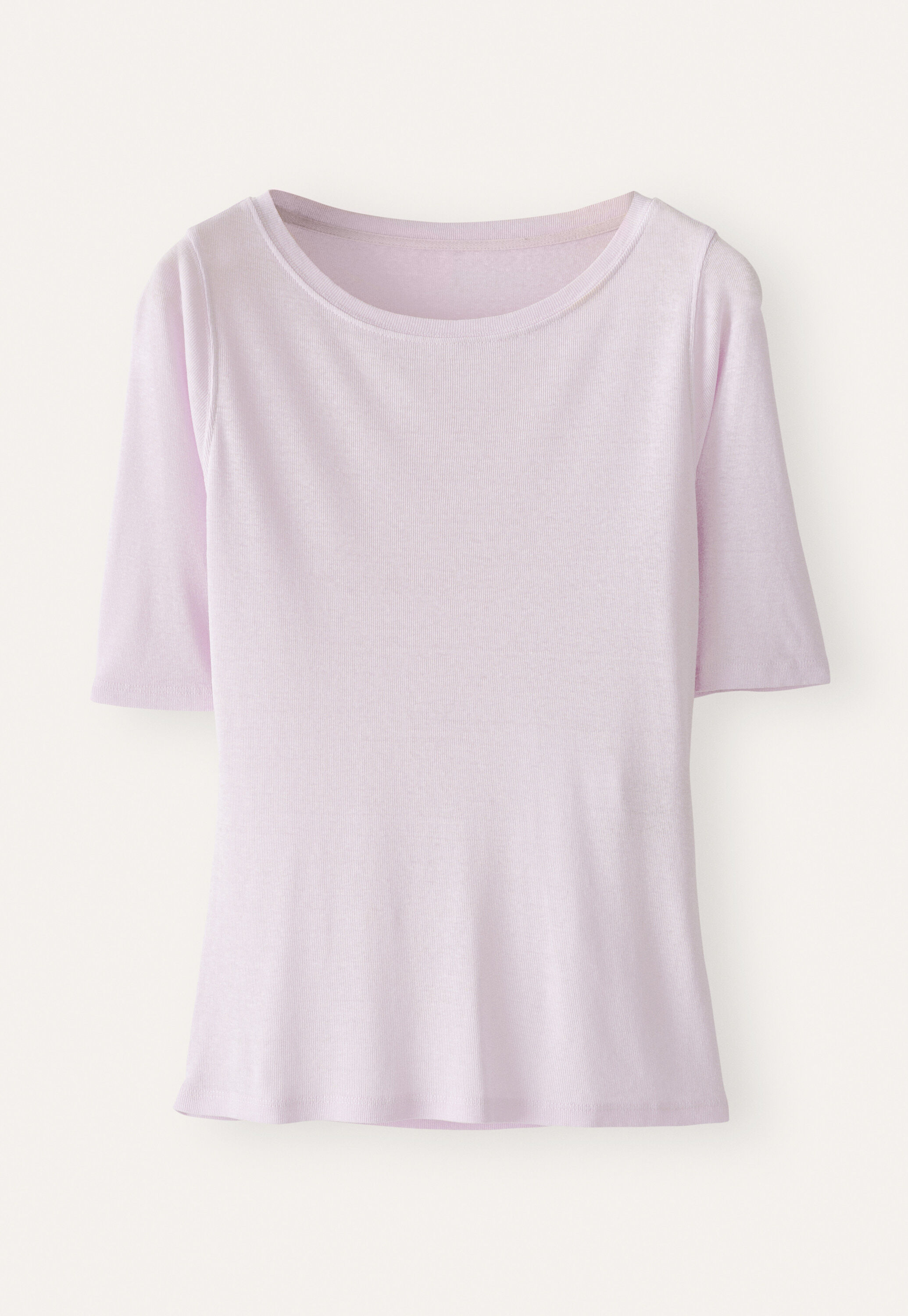 Ribbed jersey top