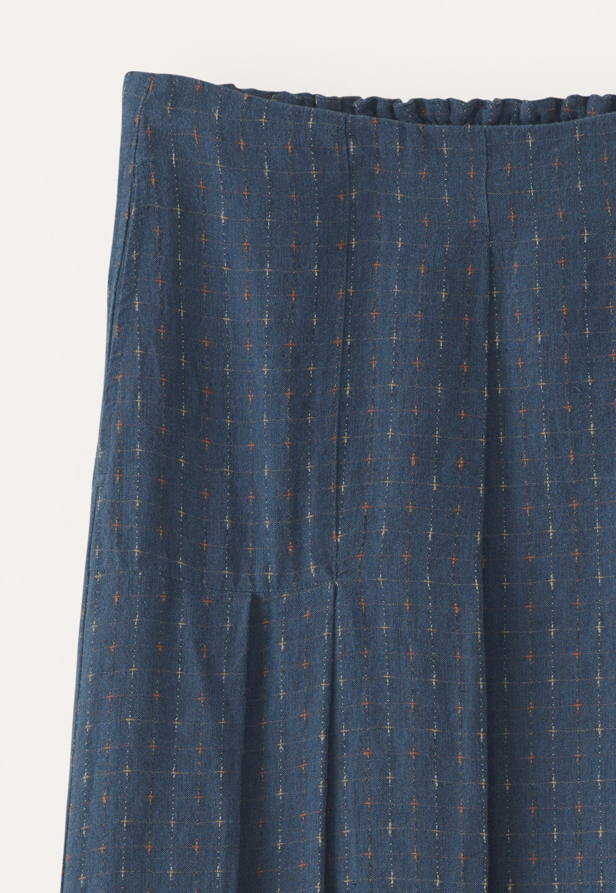 Pleated skirt, Dark petrol, large