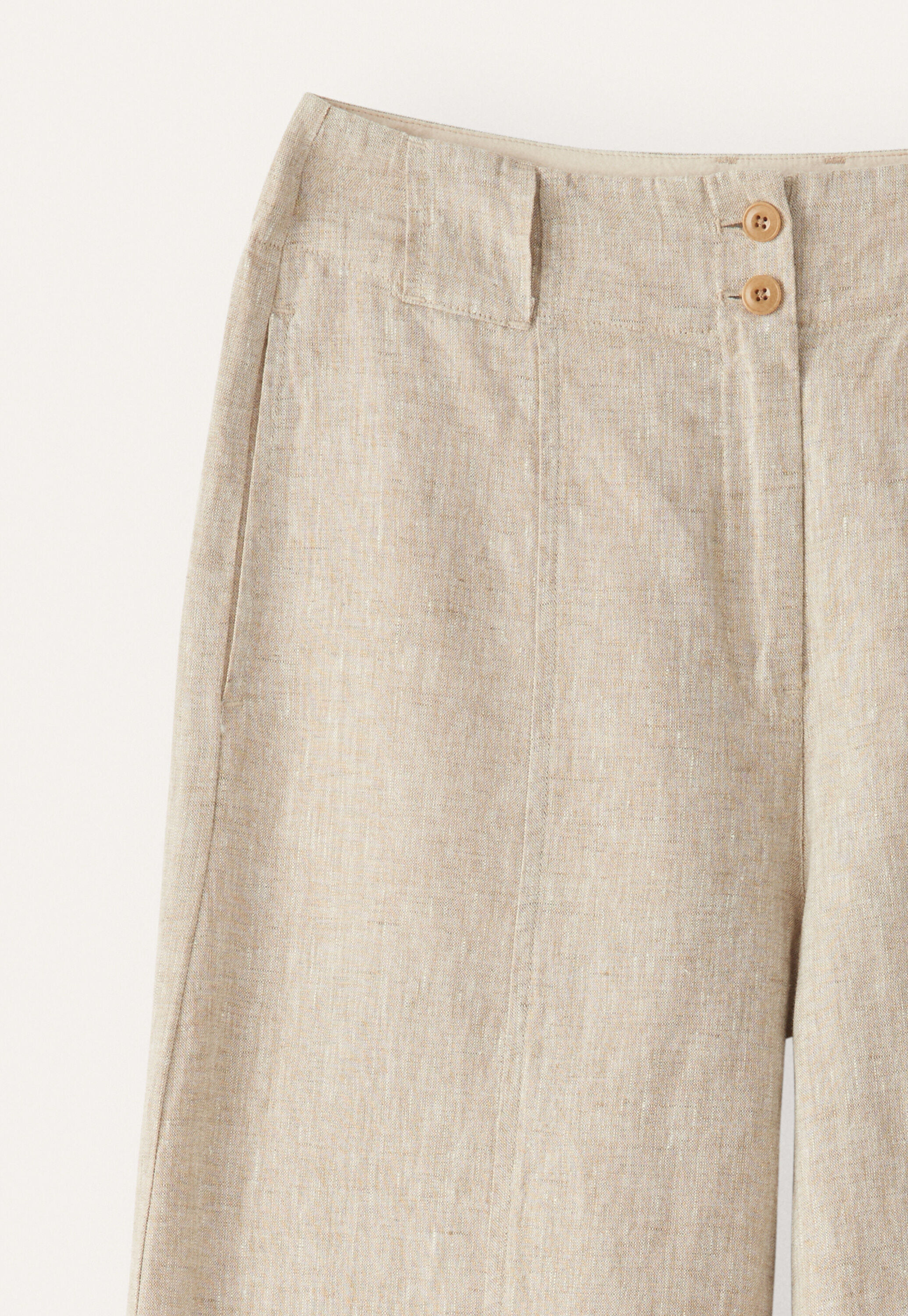 Front-seam trousers