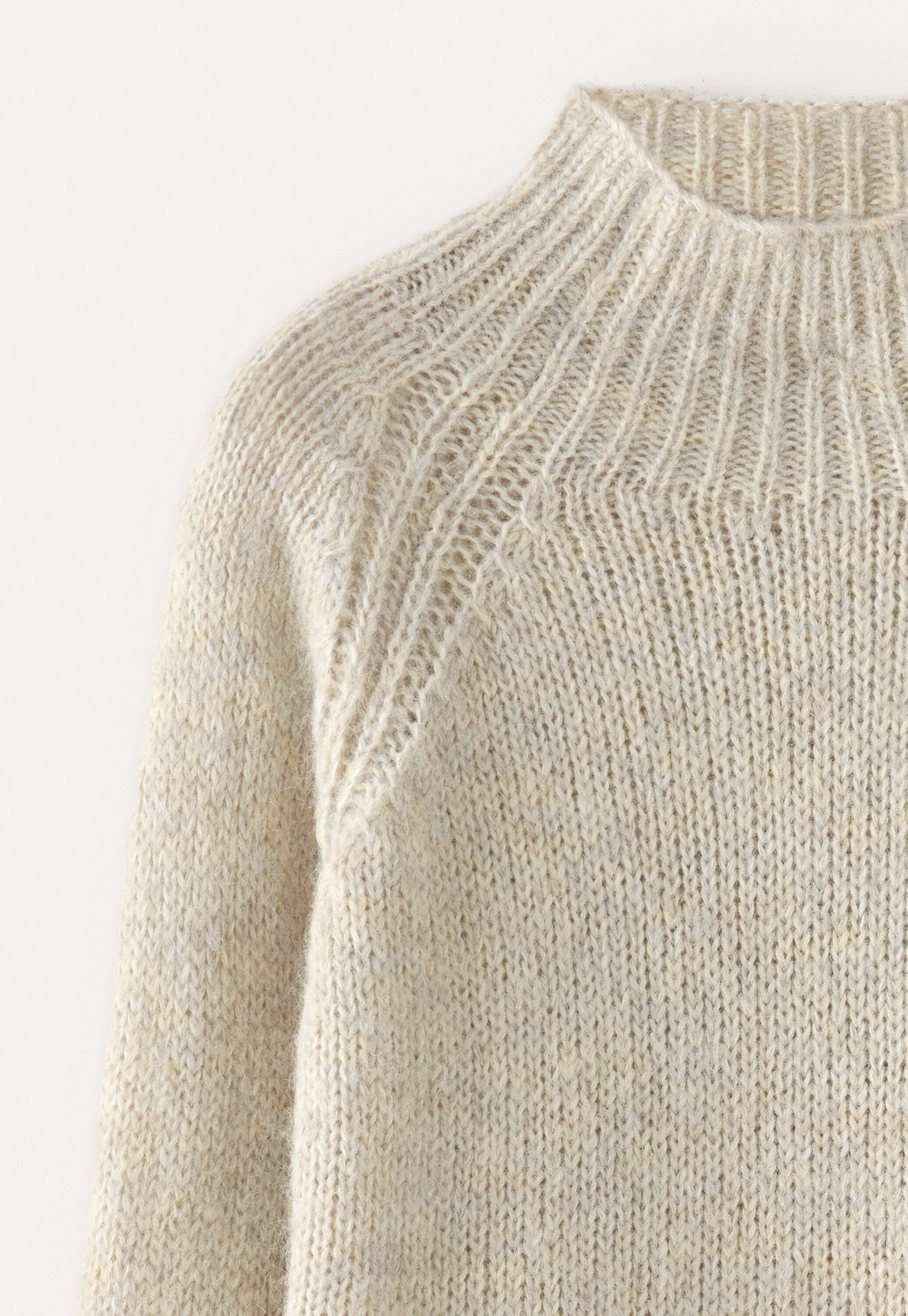 Funnel-neck sweater