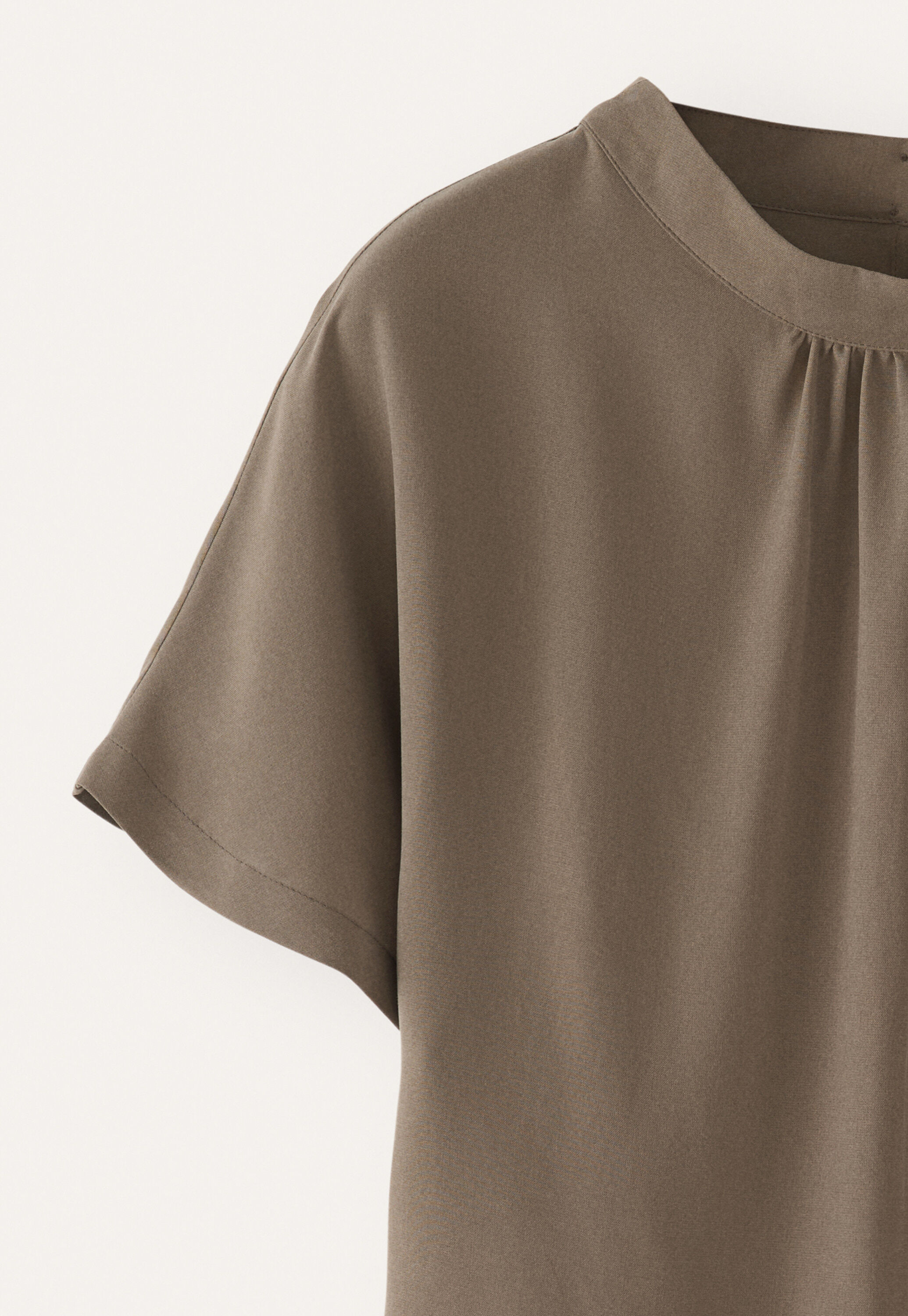 Dolman-sleeve blouse