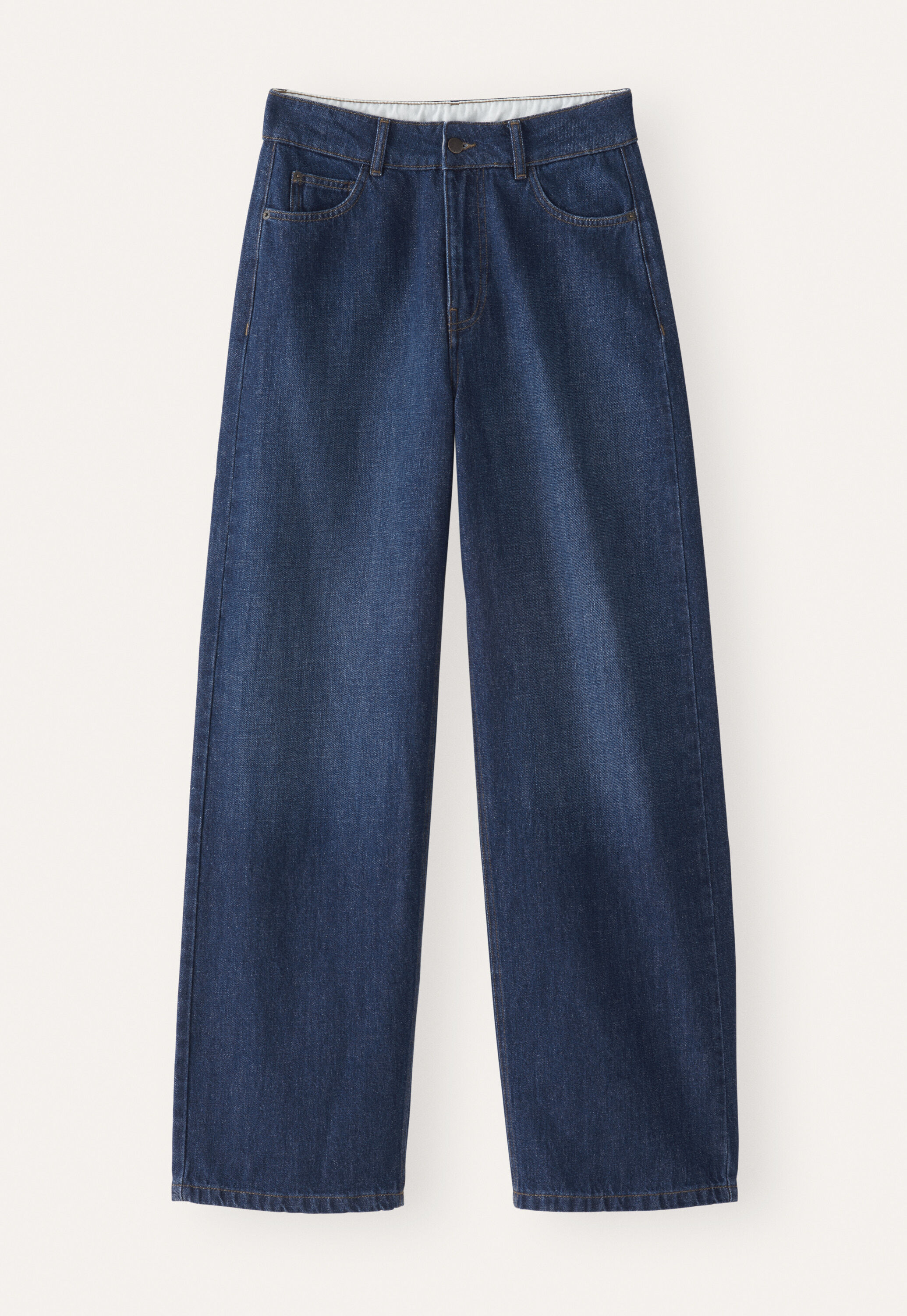 Straight-leg jeans