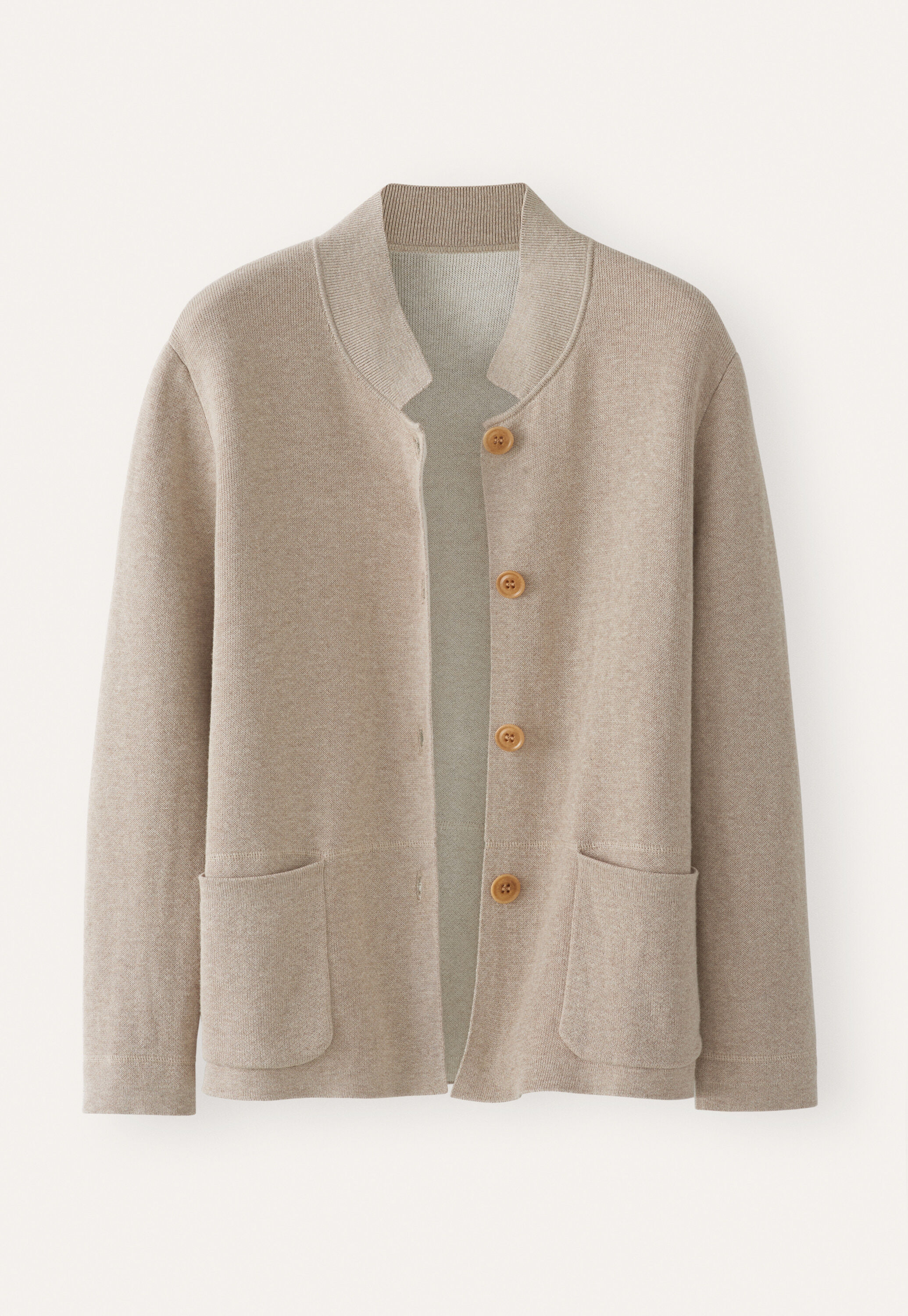 Double-knit jacket, Fawn, large