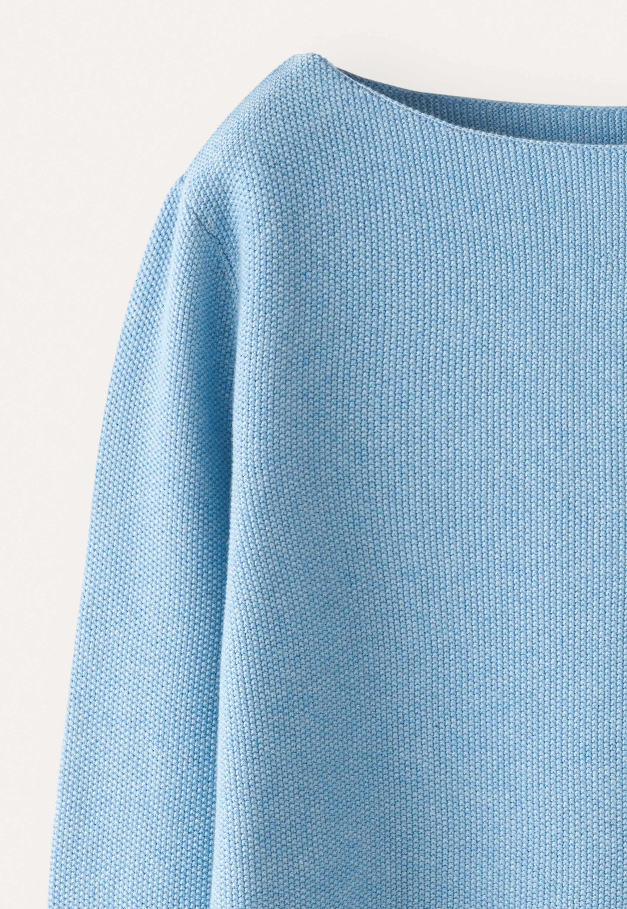 Boat-neck sweater