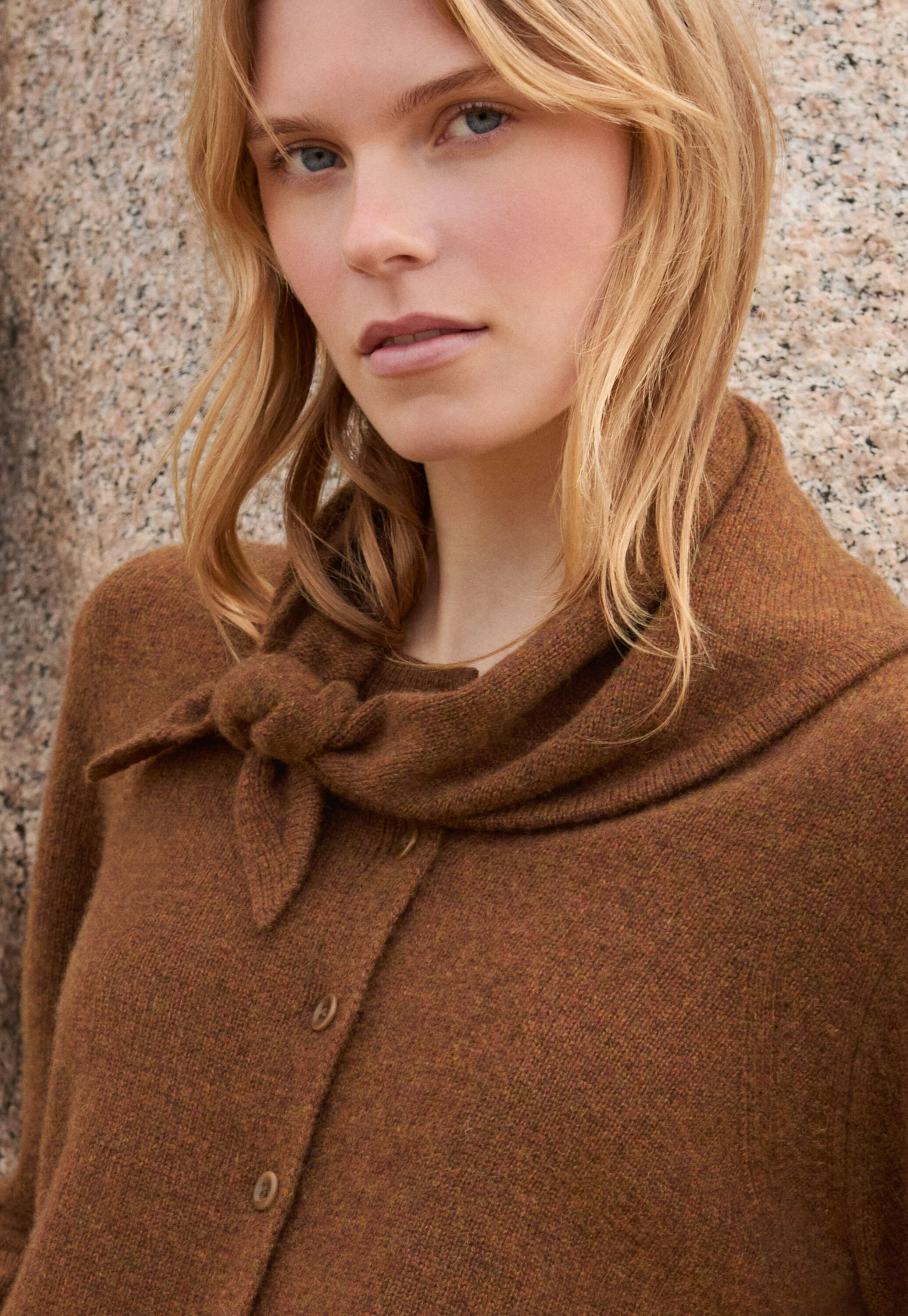 Button-through sweater