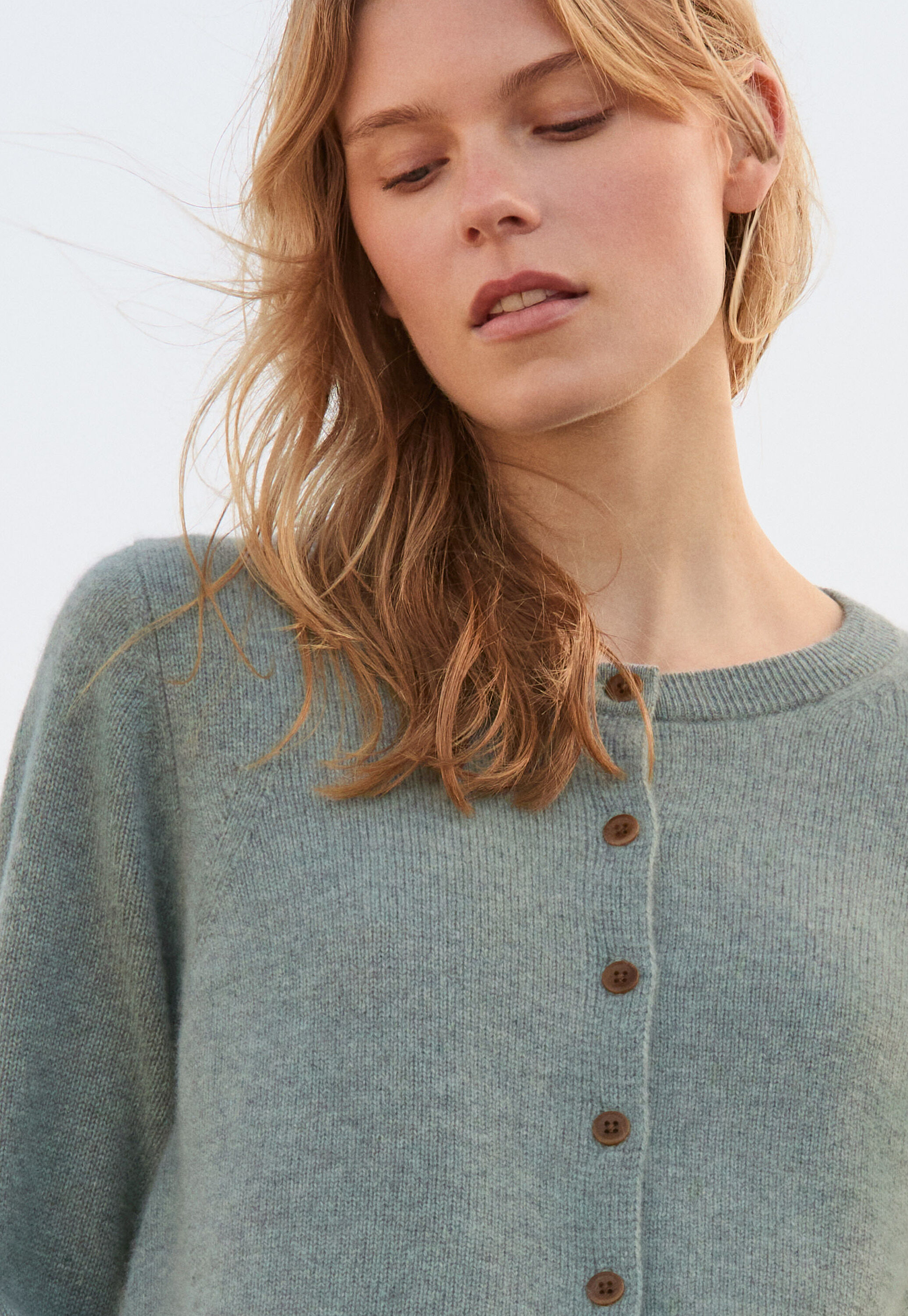 Button-through sweater