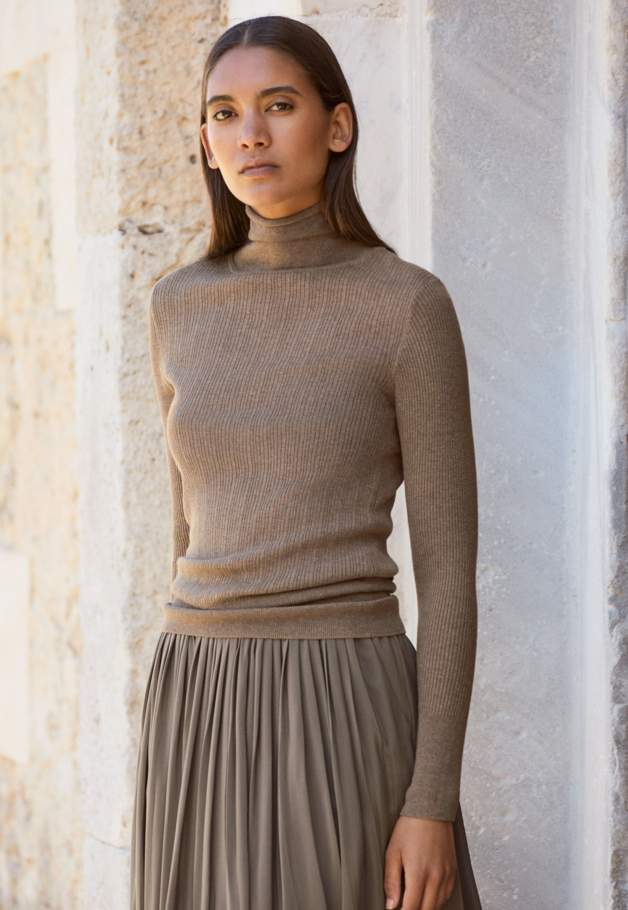 Ribbed sweater