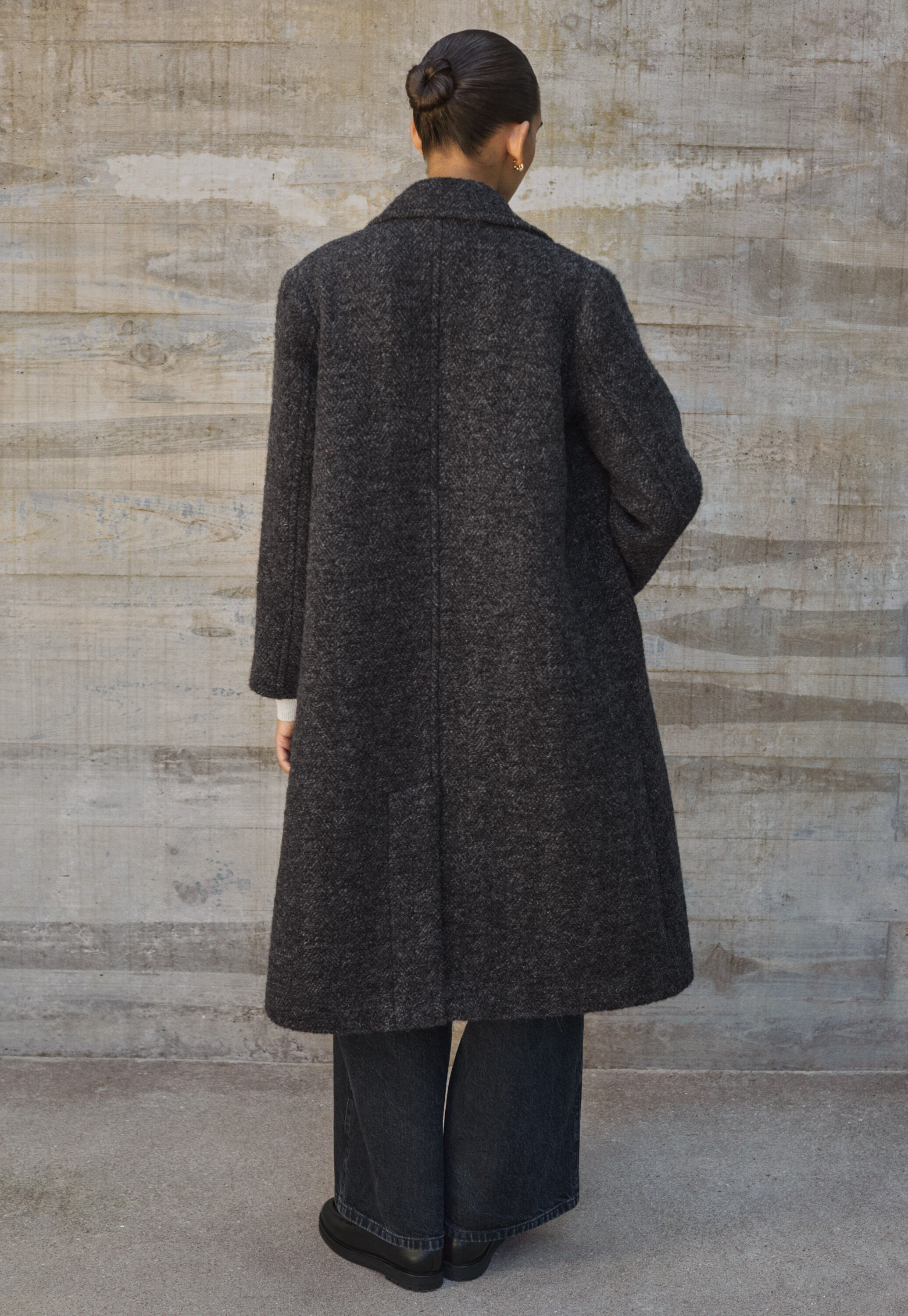 Boucl&eacute; coat