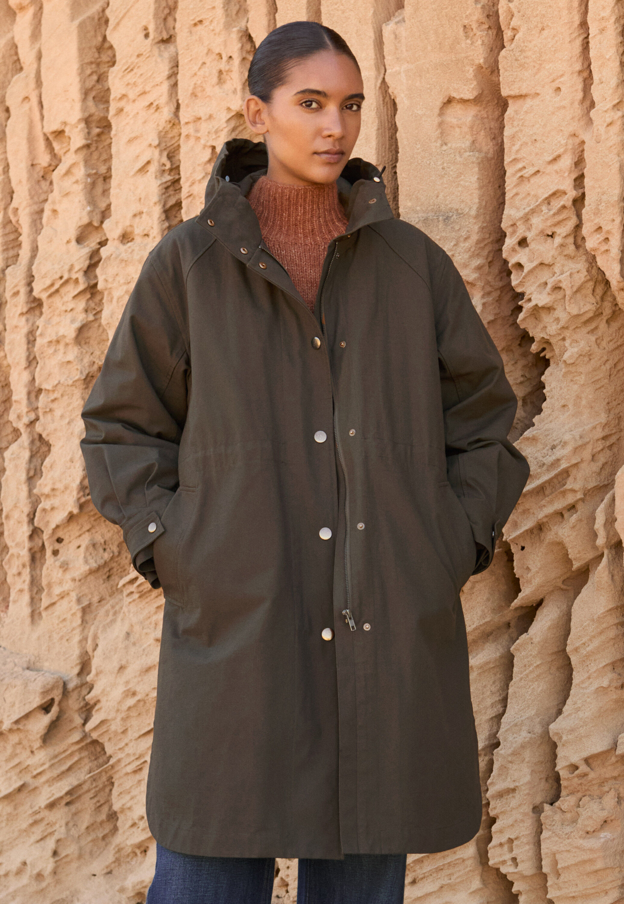 Hooded parka