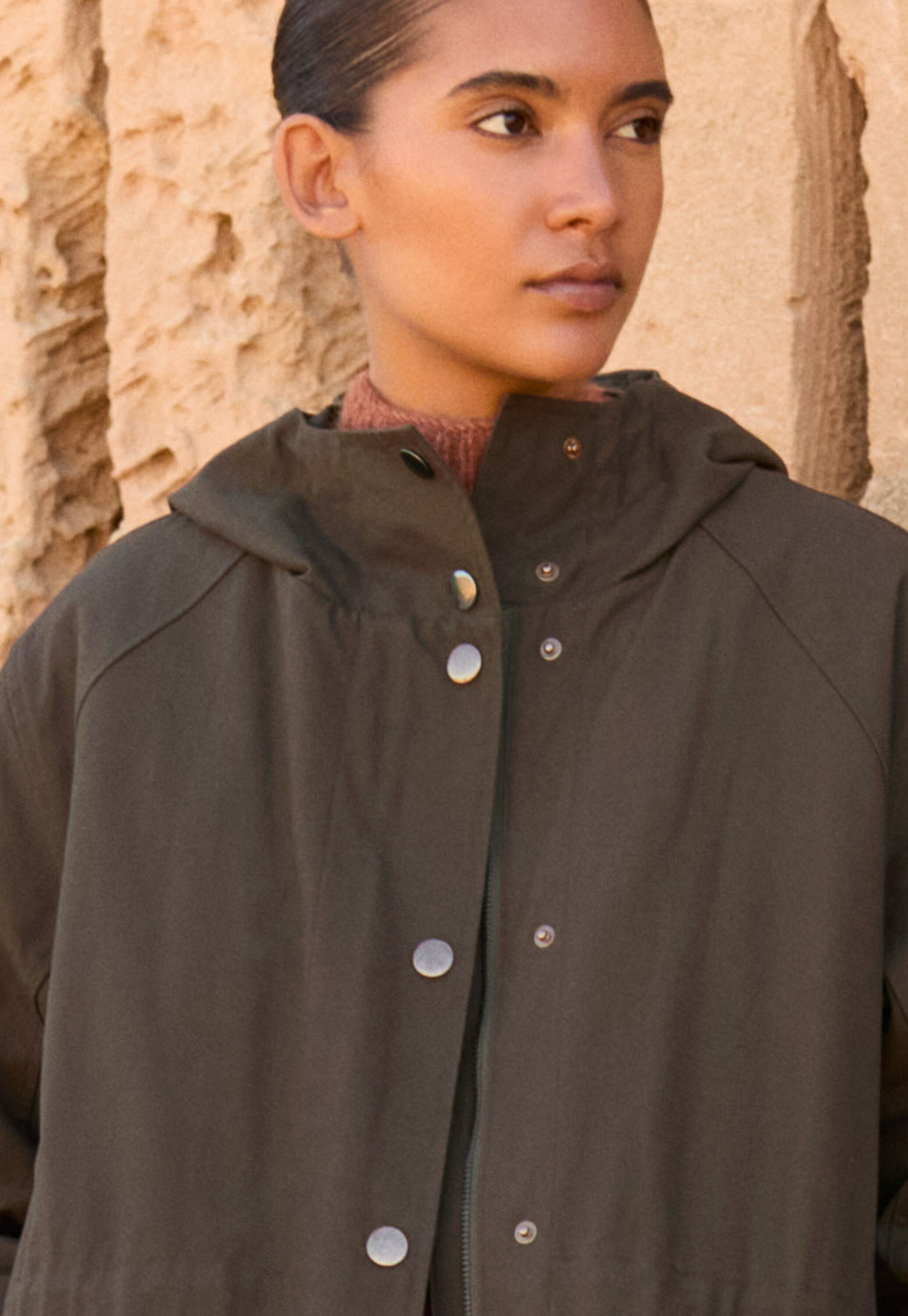 Hooded parka