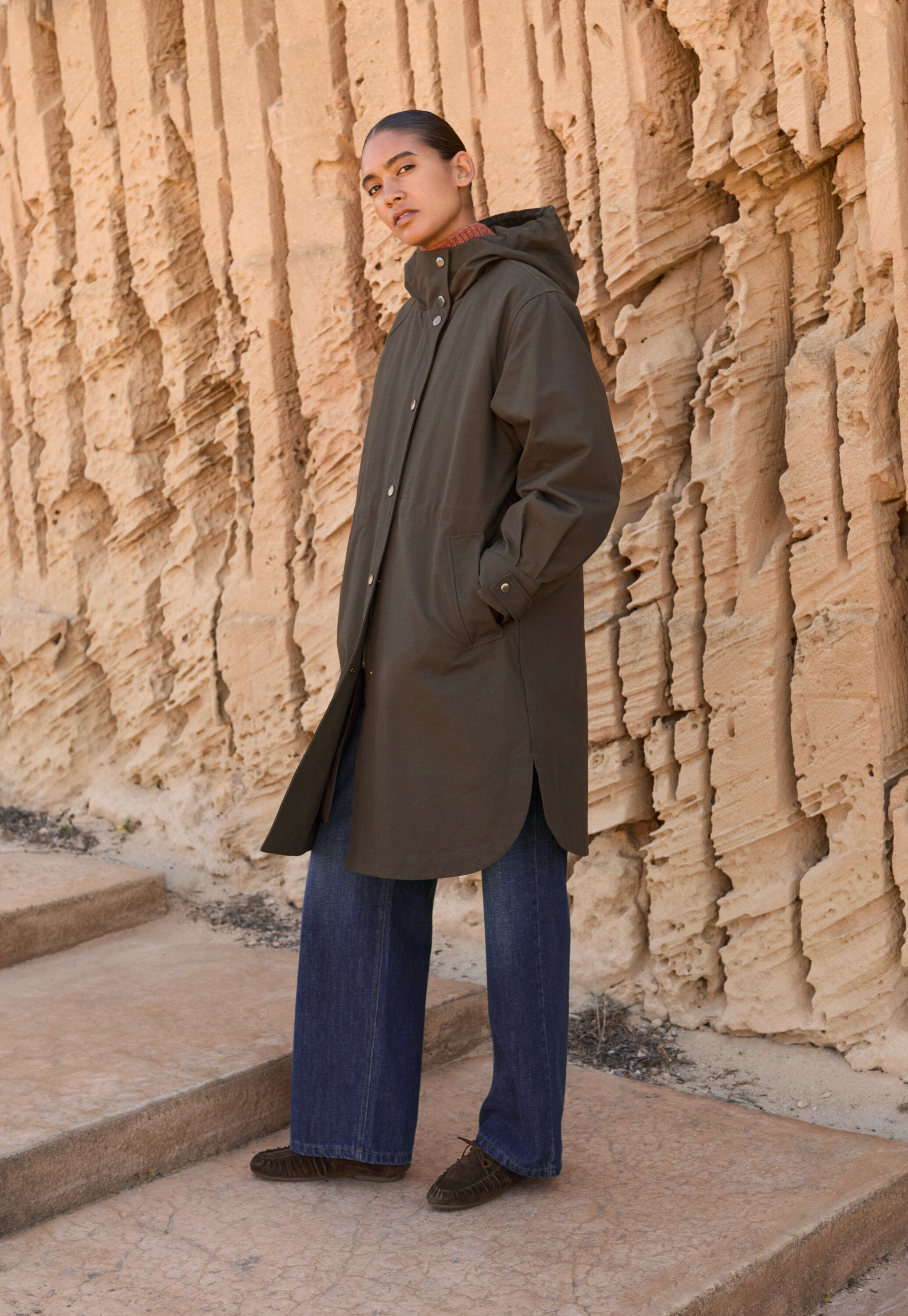 Hooded parka