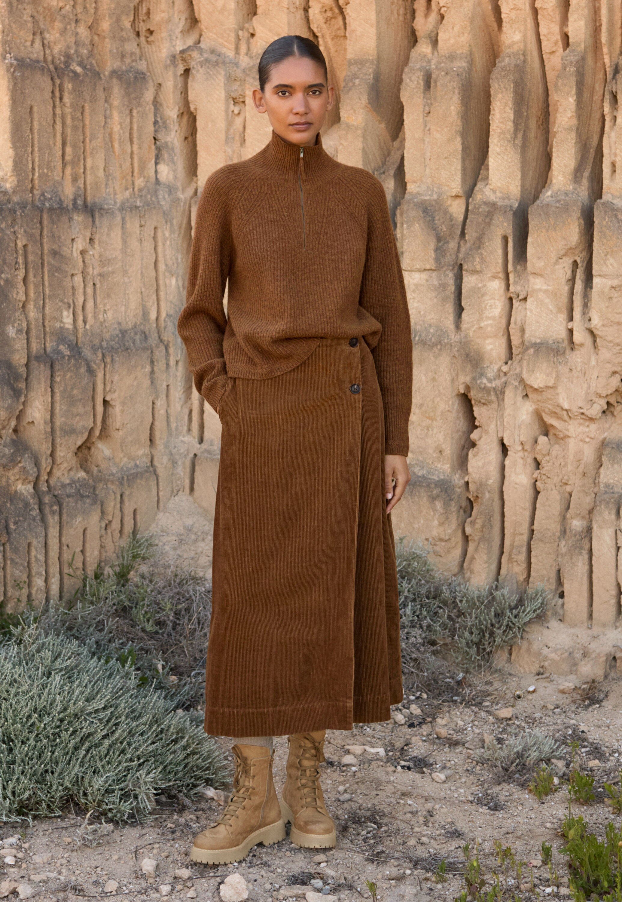 Wrap over skirt