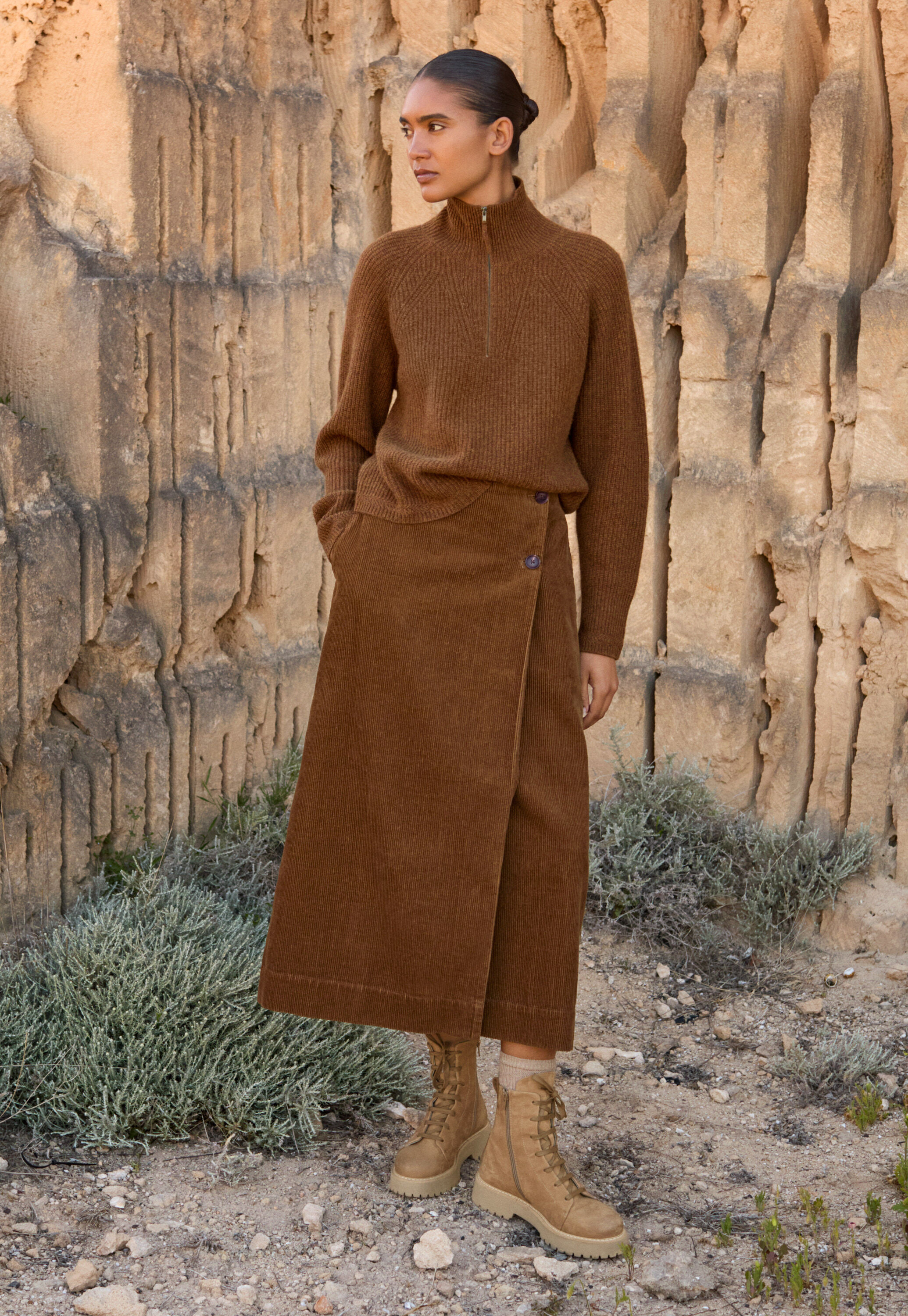 Wrap over skirt
