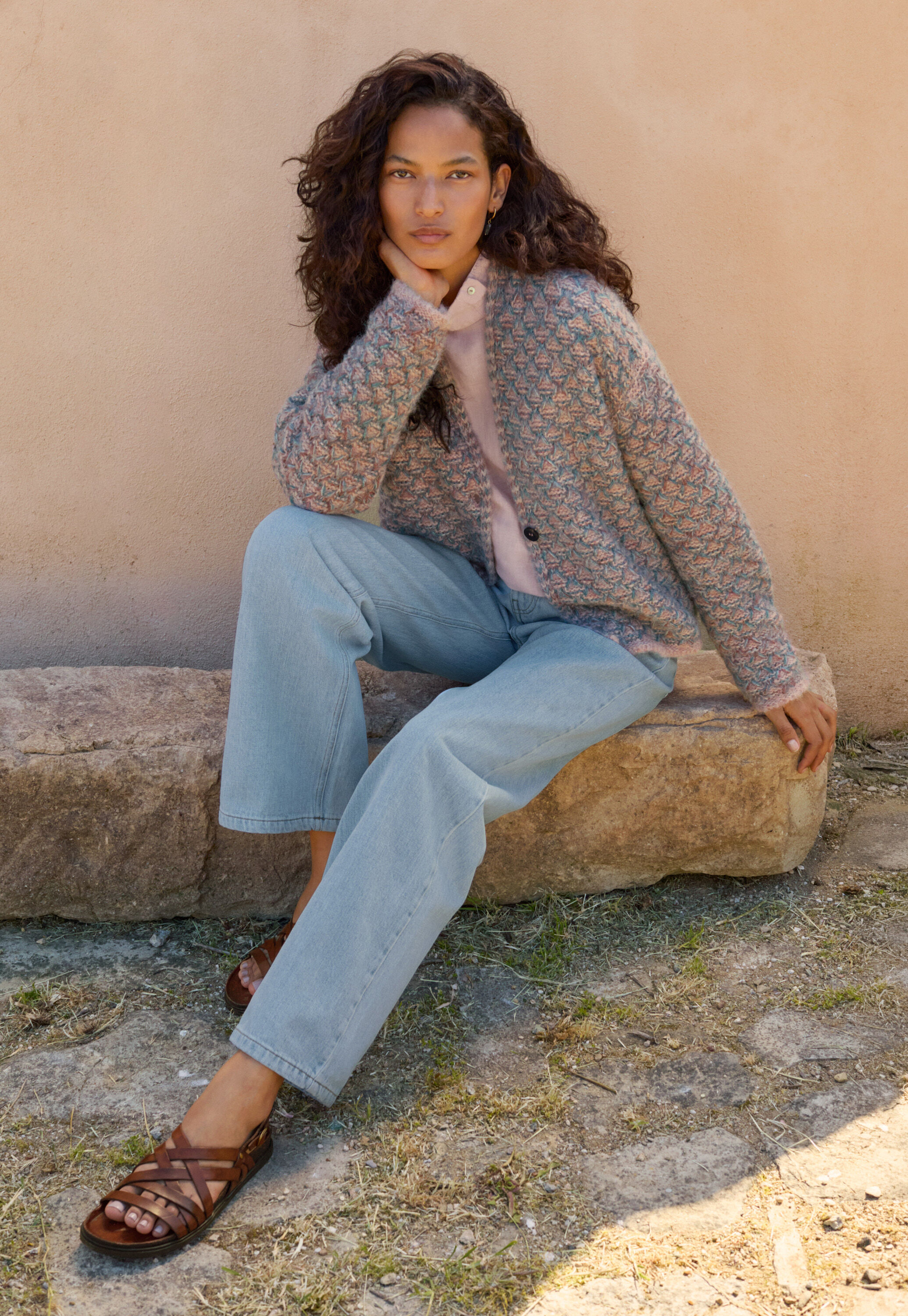 Straight-leg jeans