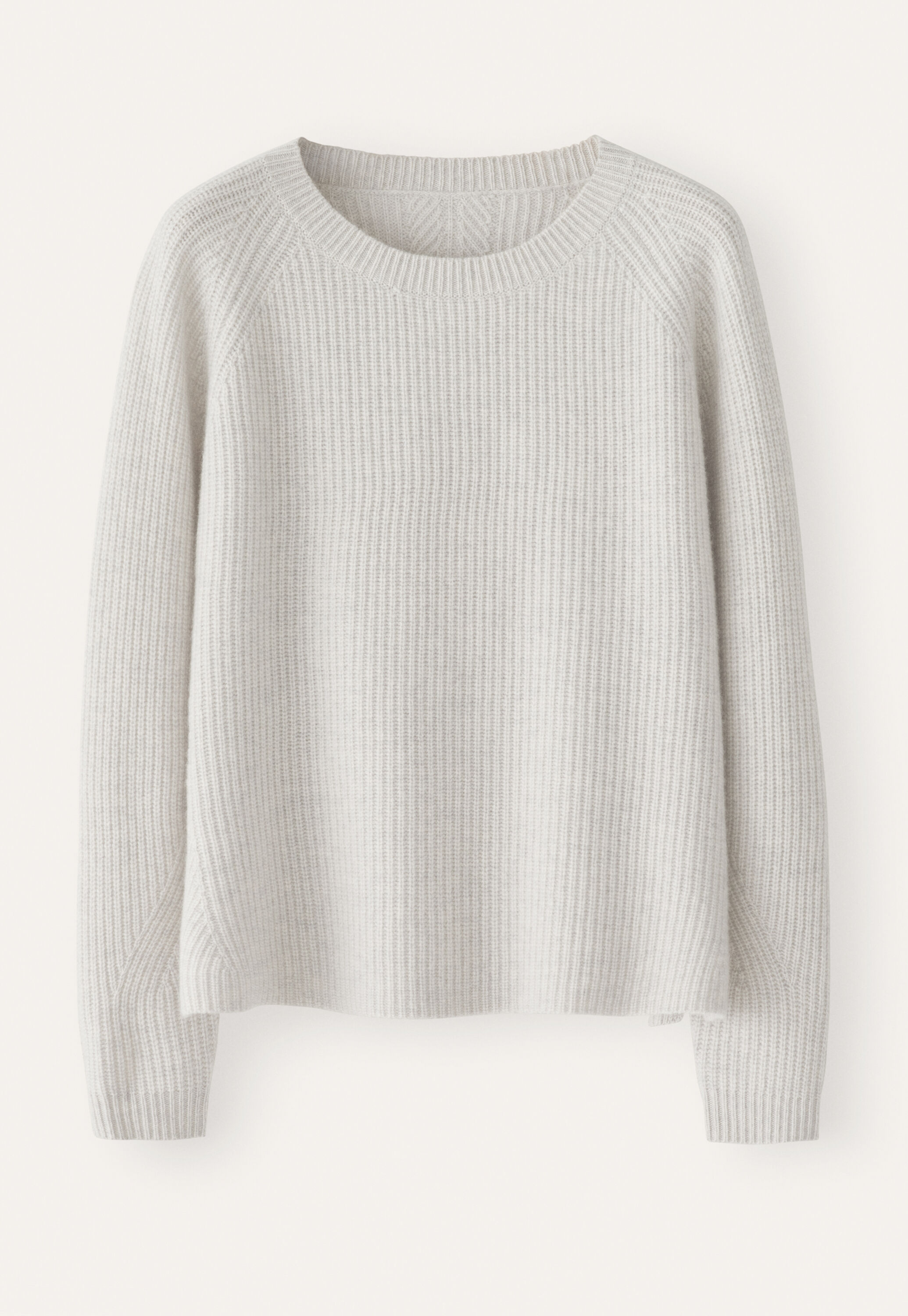 Ribbed crew-neck sweater