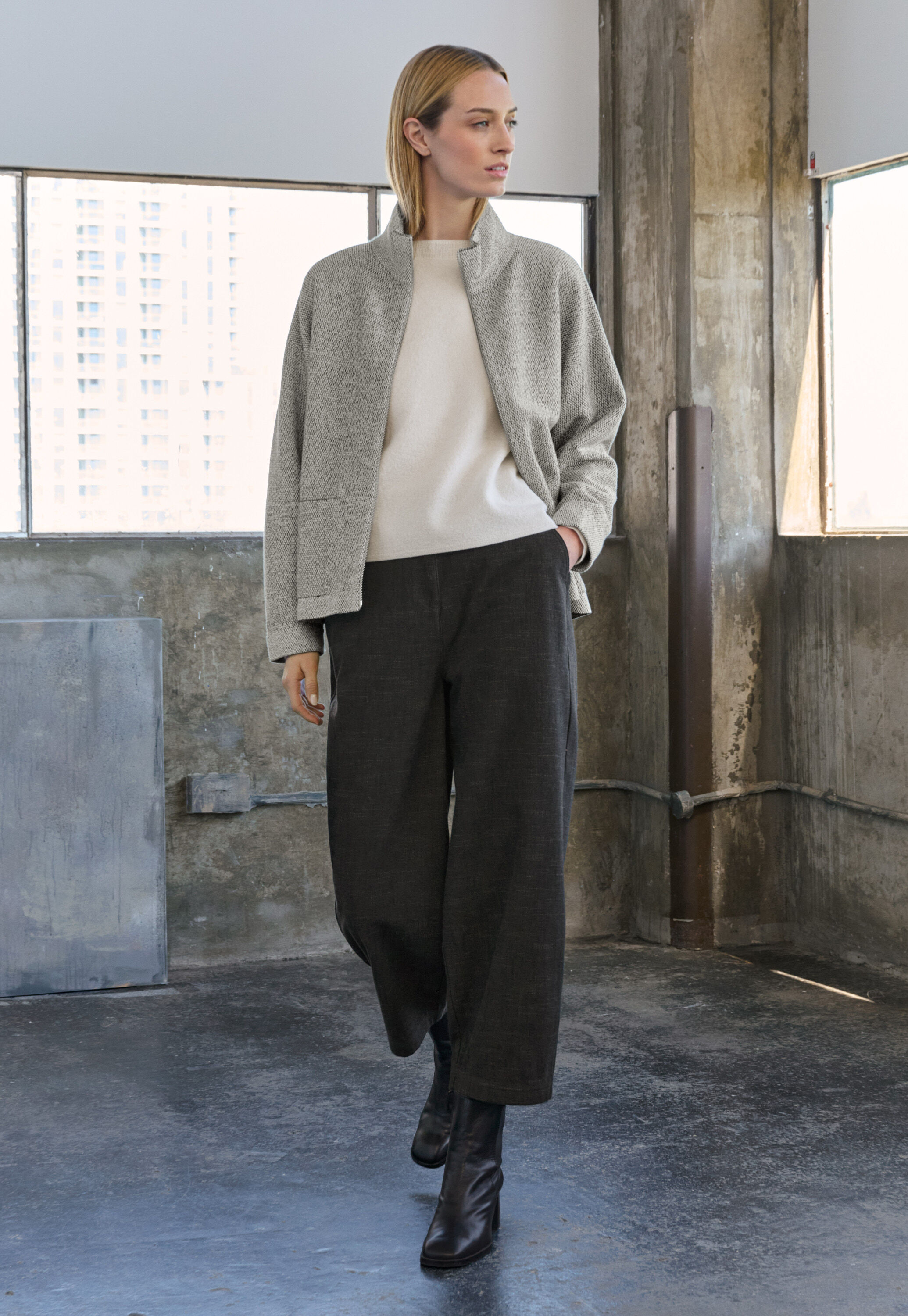 Zip-front jacket