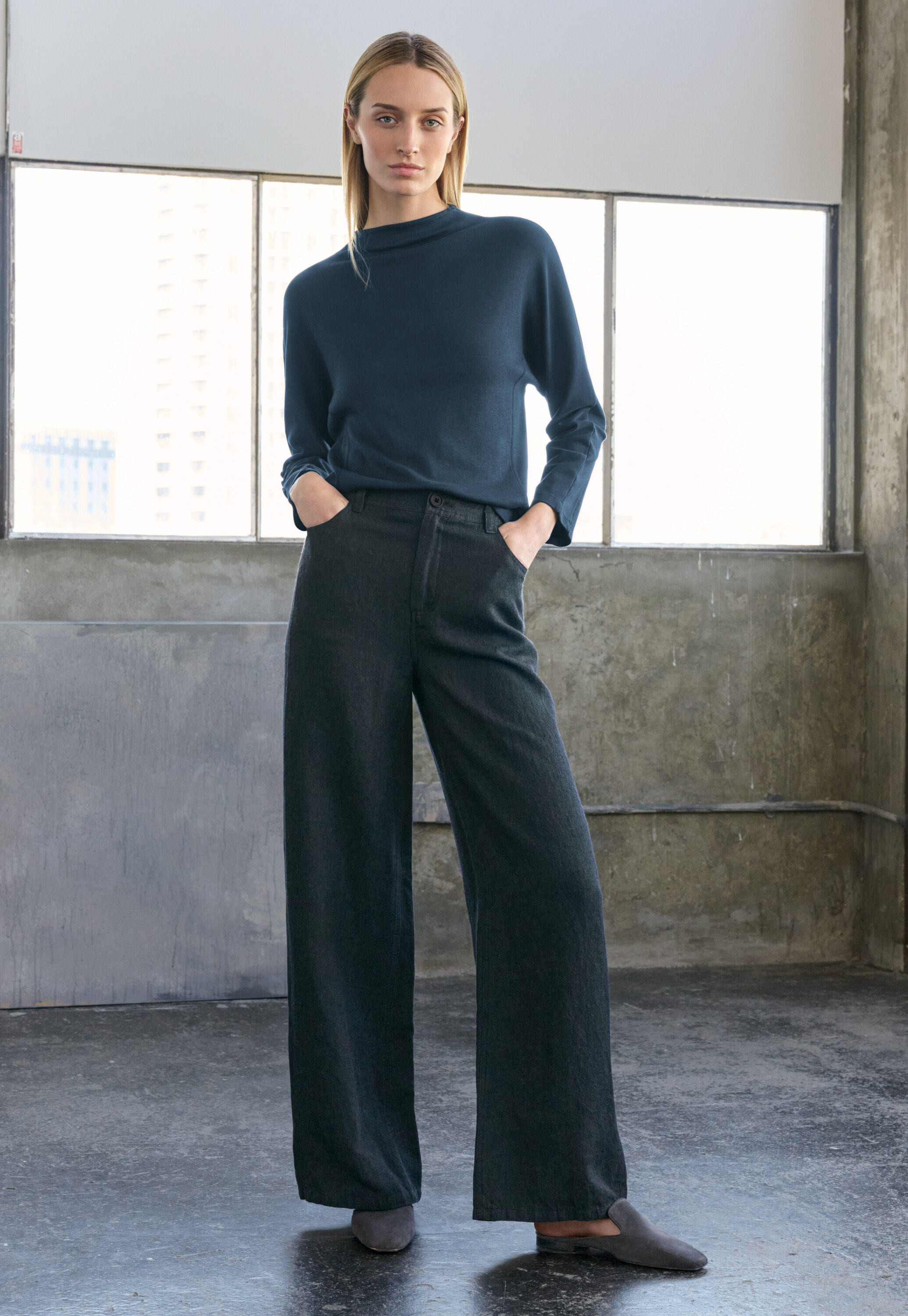 Wide & straight leg trousers