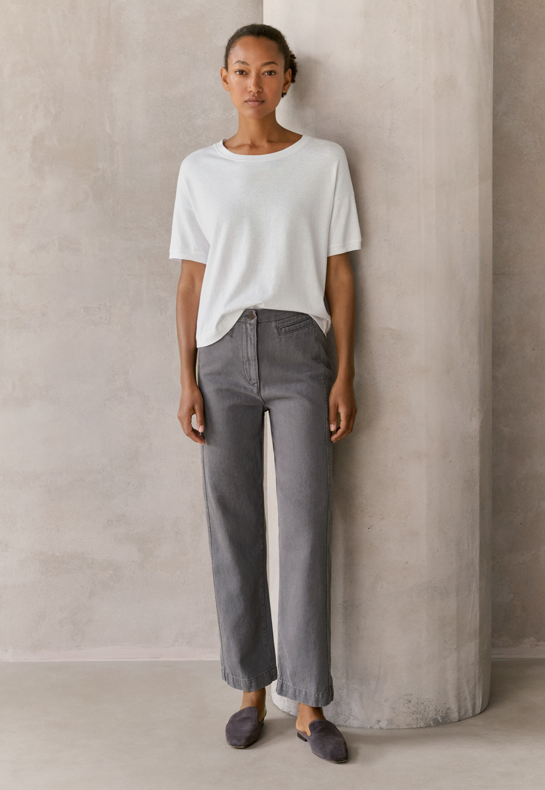 Slim cropped jeans