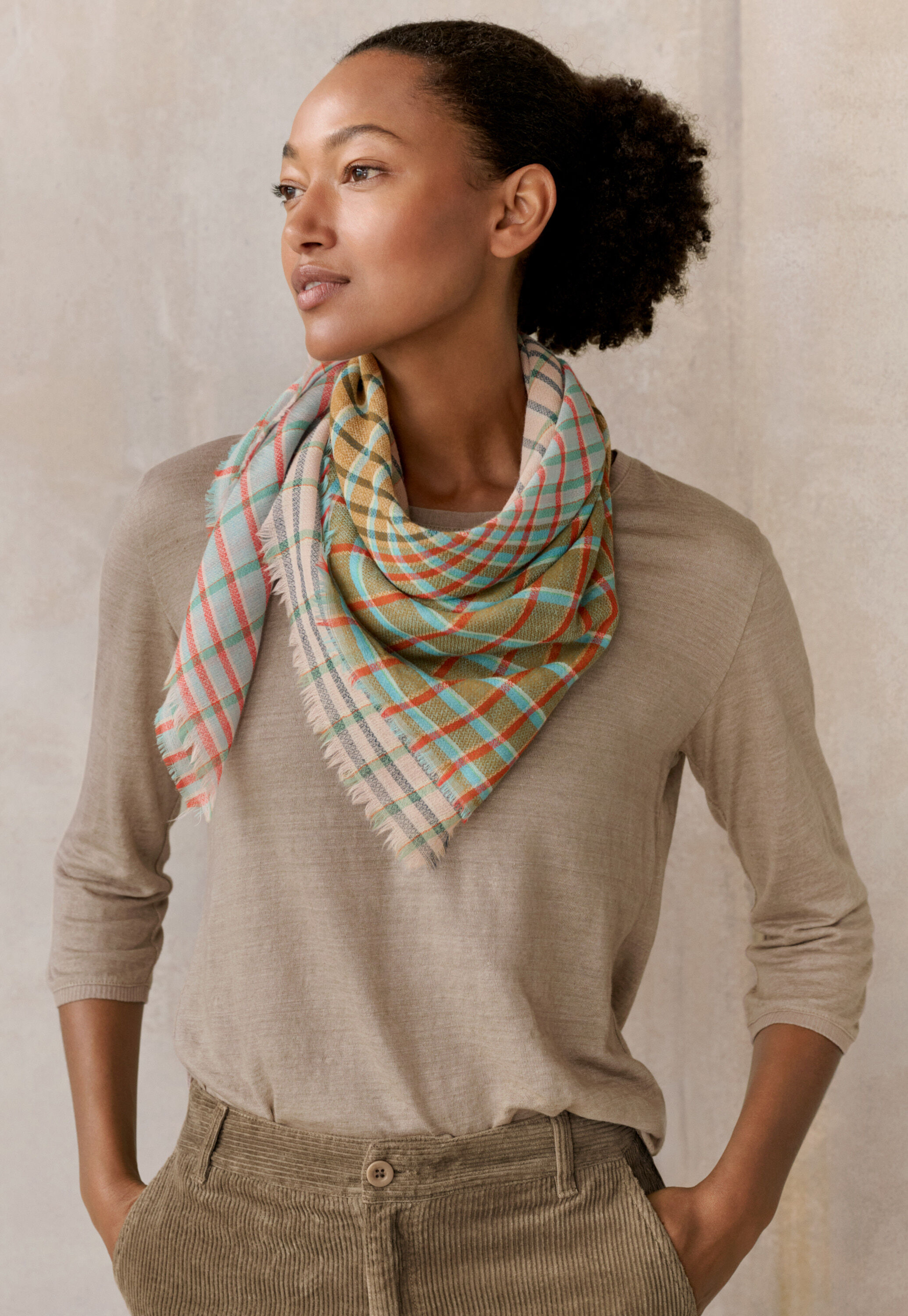 Round-neck top