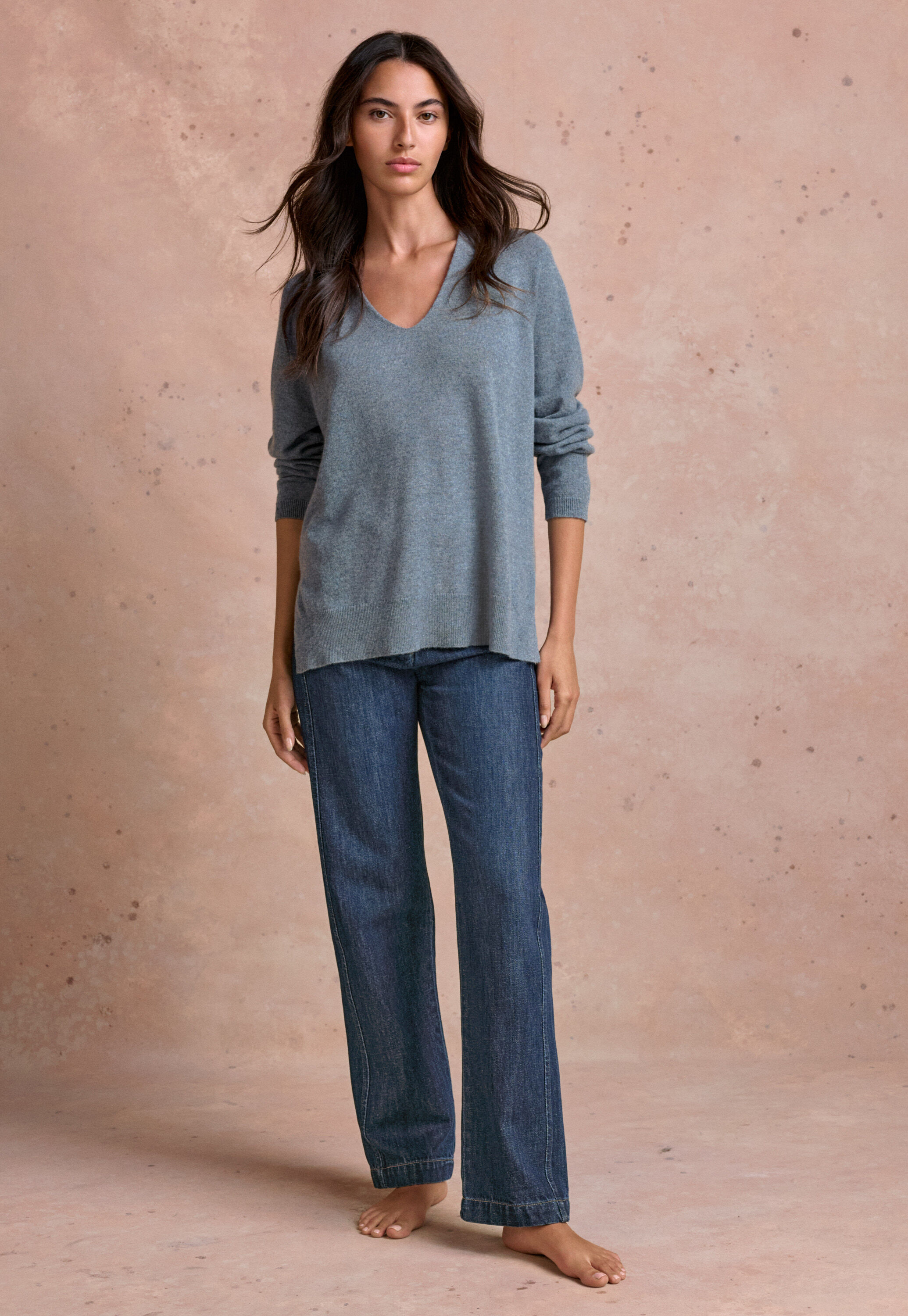 V-neck sweater