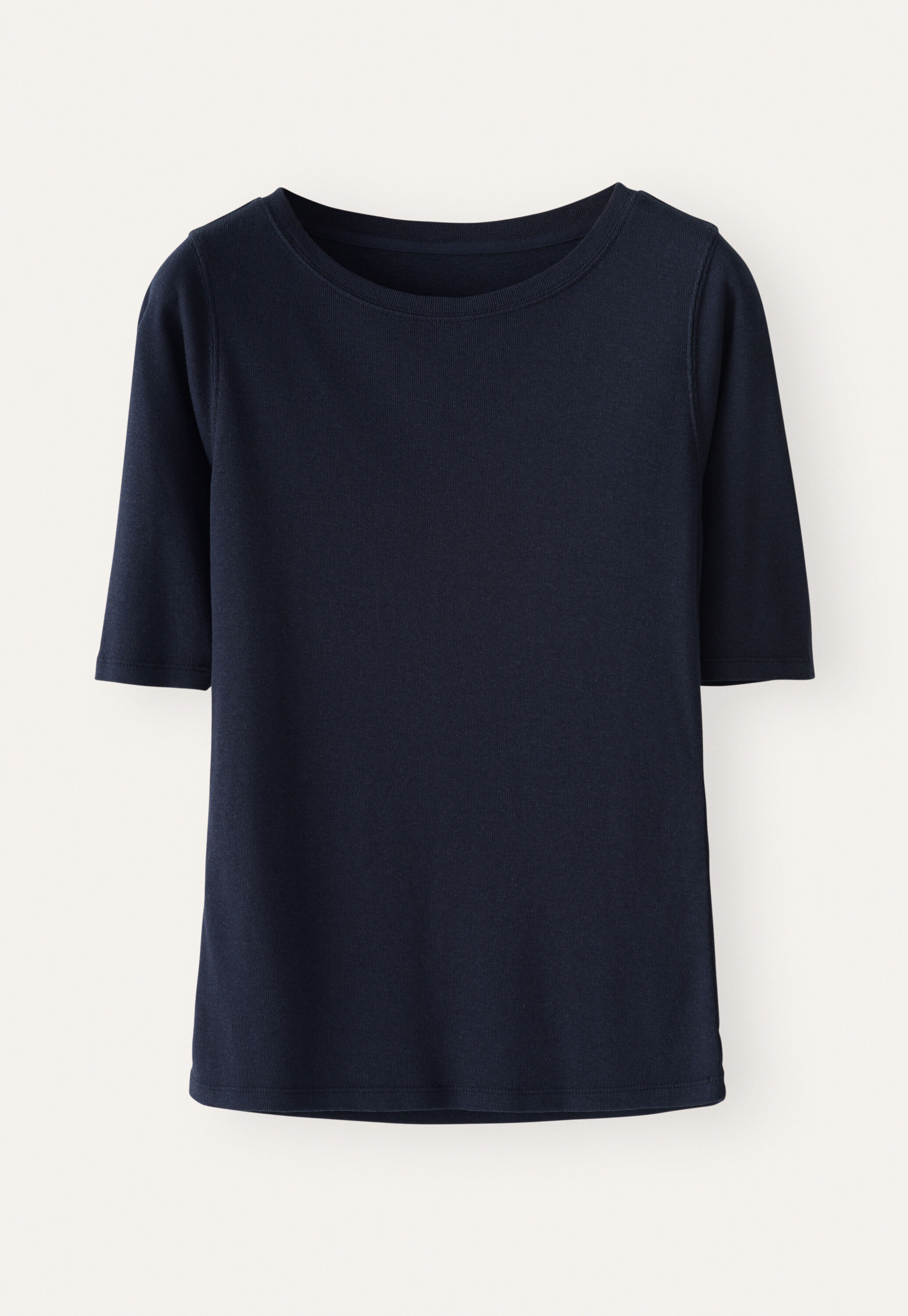 Ribbed jersey top