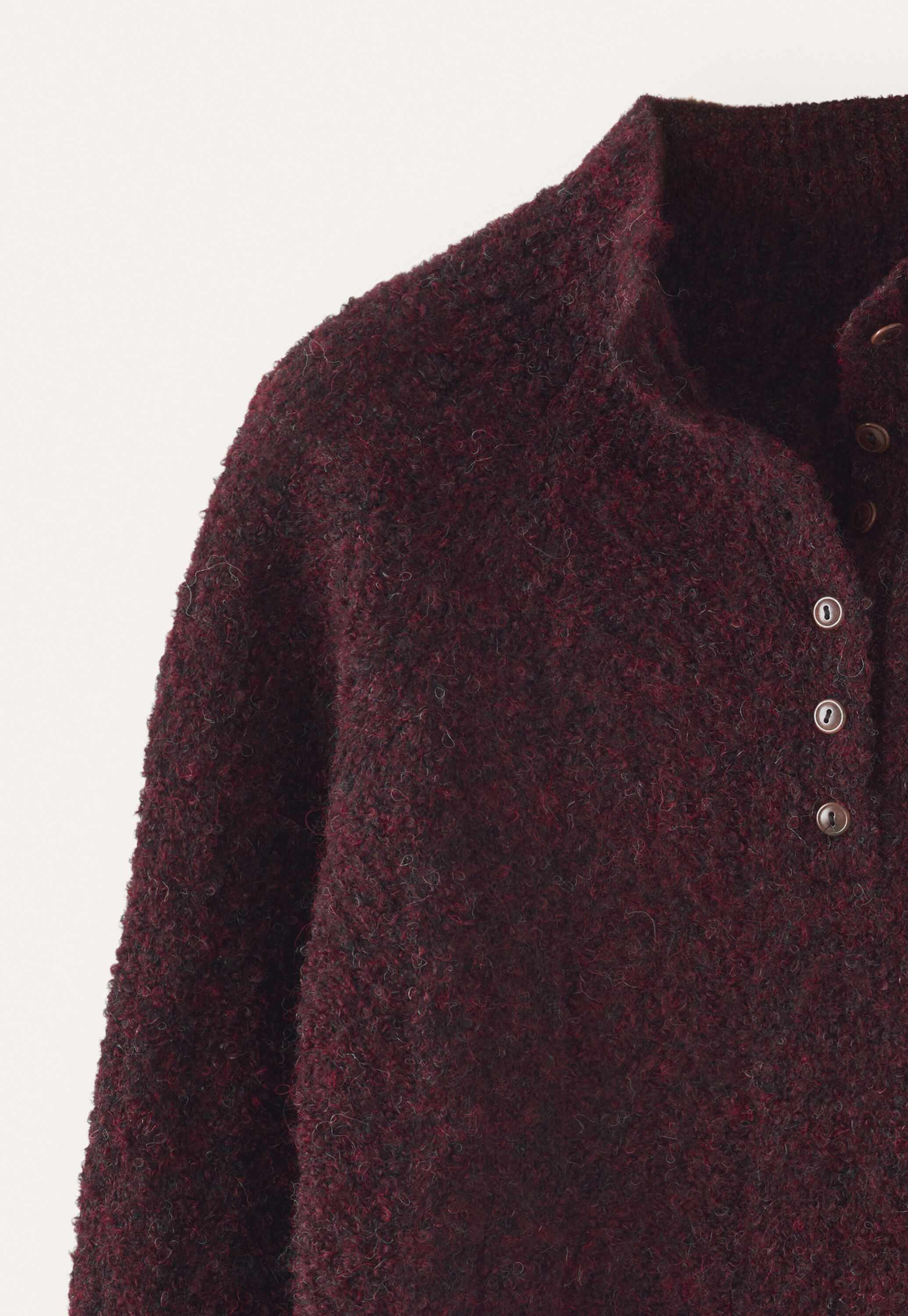 Button-neck sweater