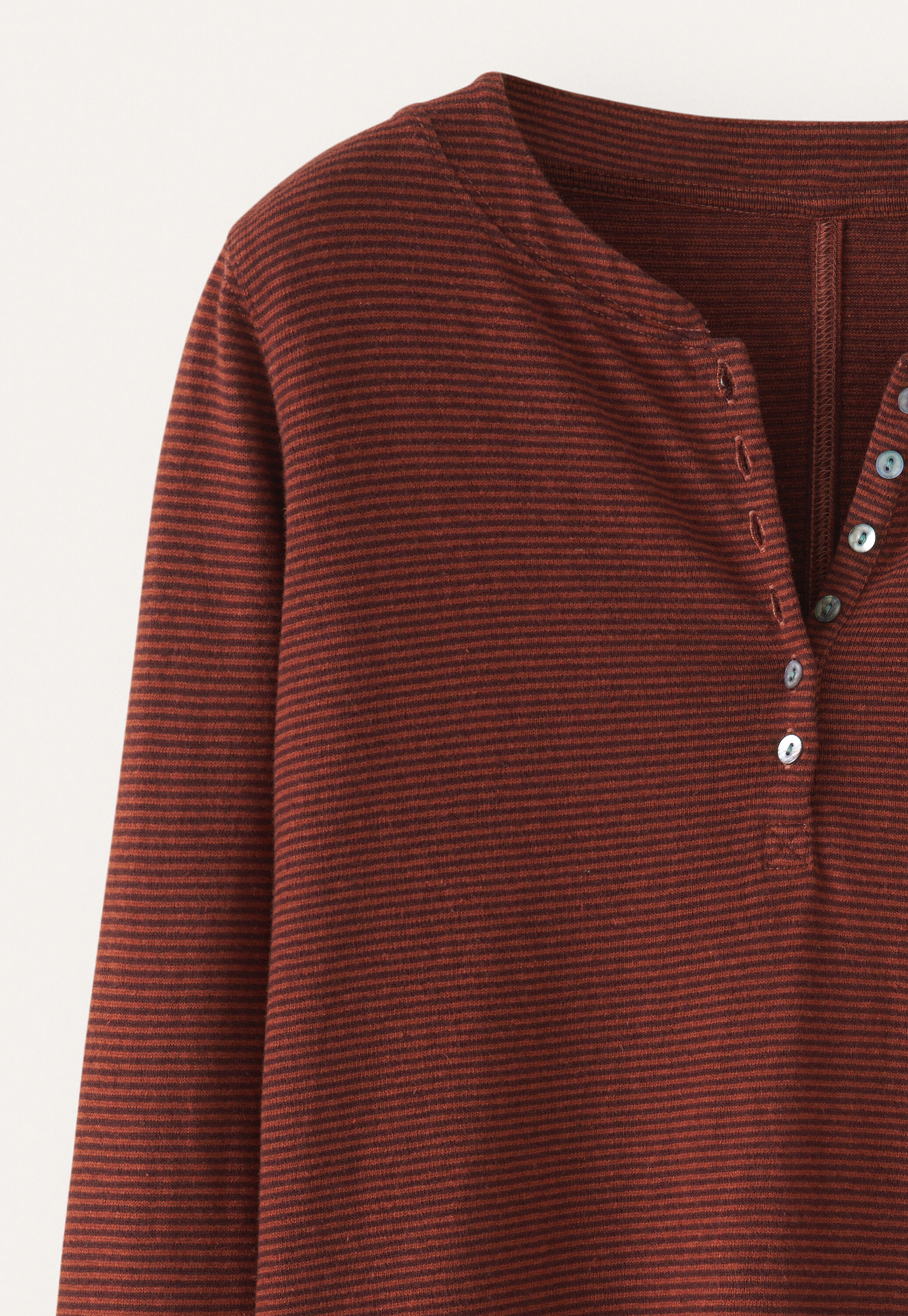 Striped Henley top