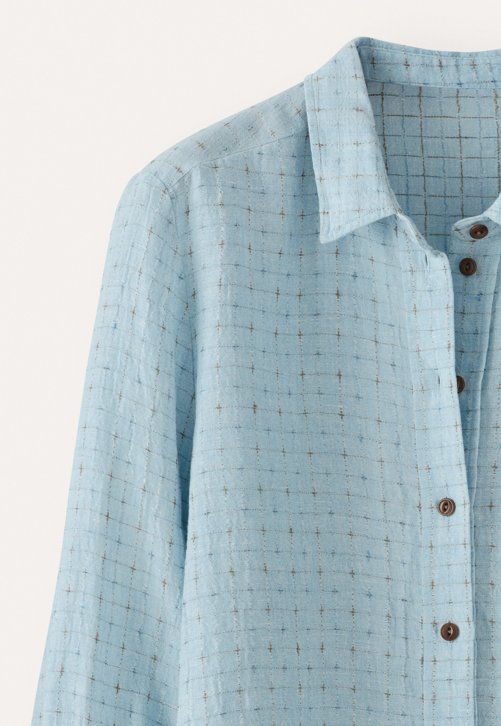 Cross-weave shirt