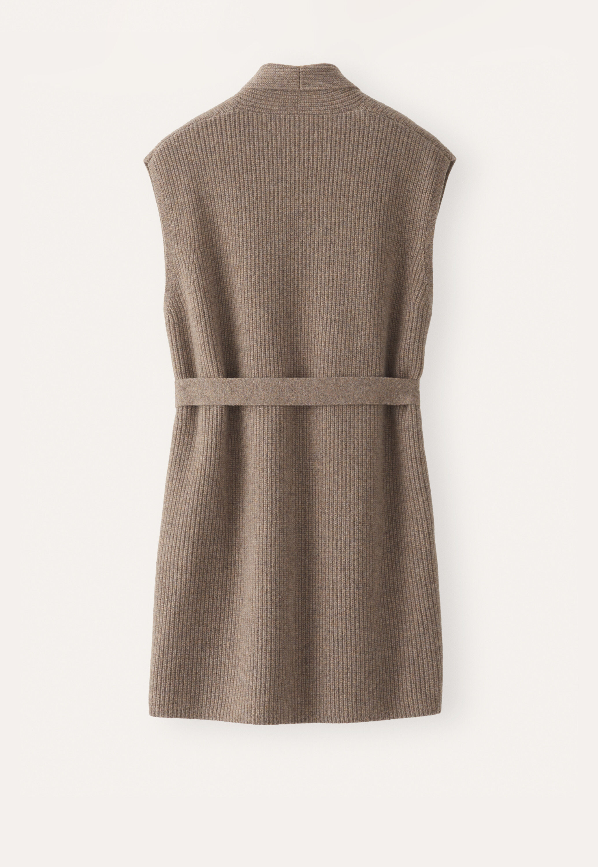 Rib-stitch cardigan