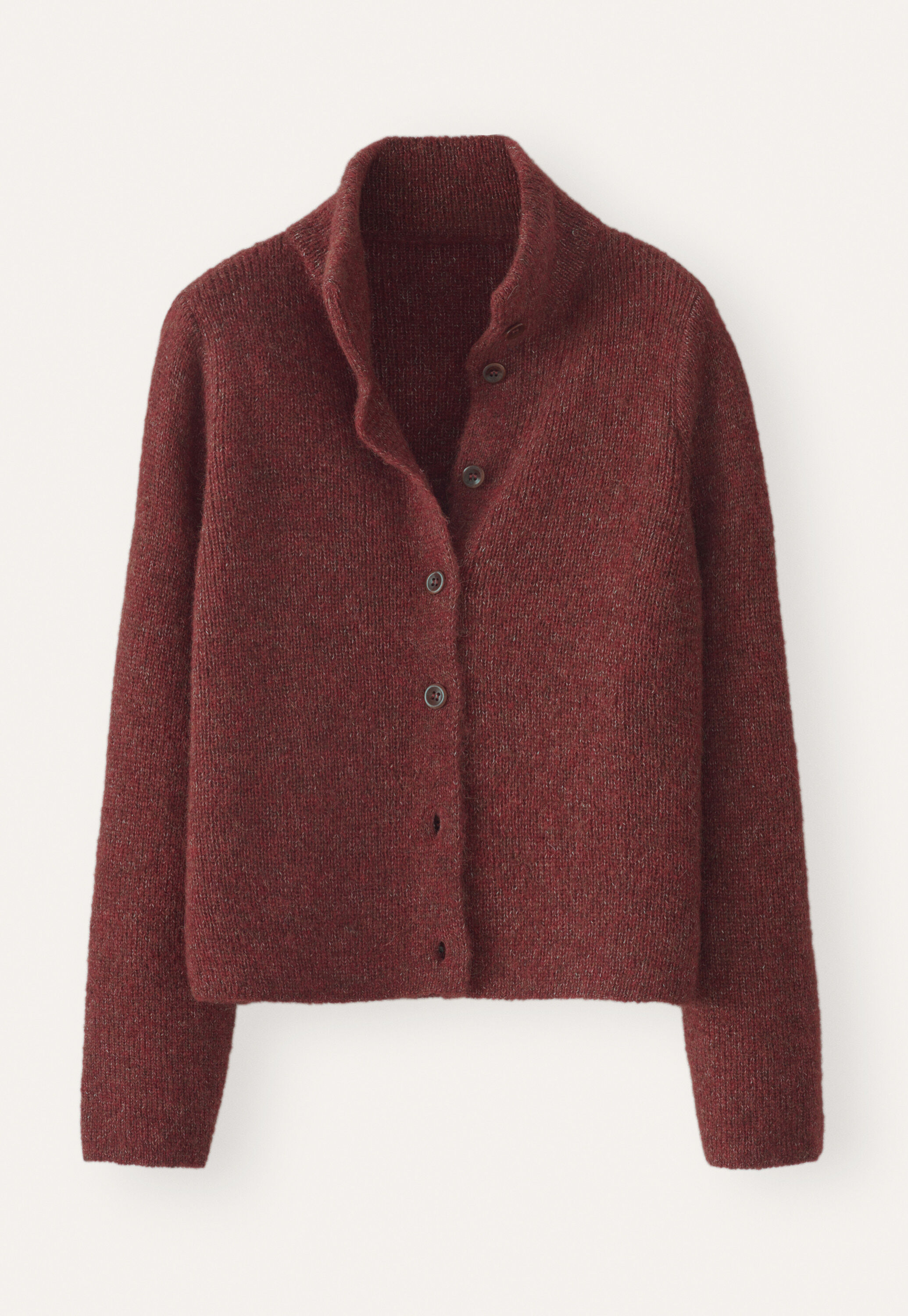 Basket-stitch cardigan
