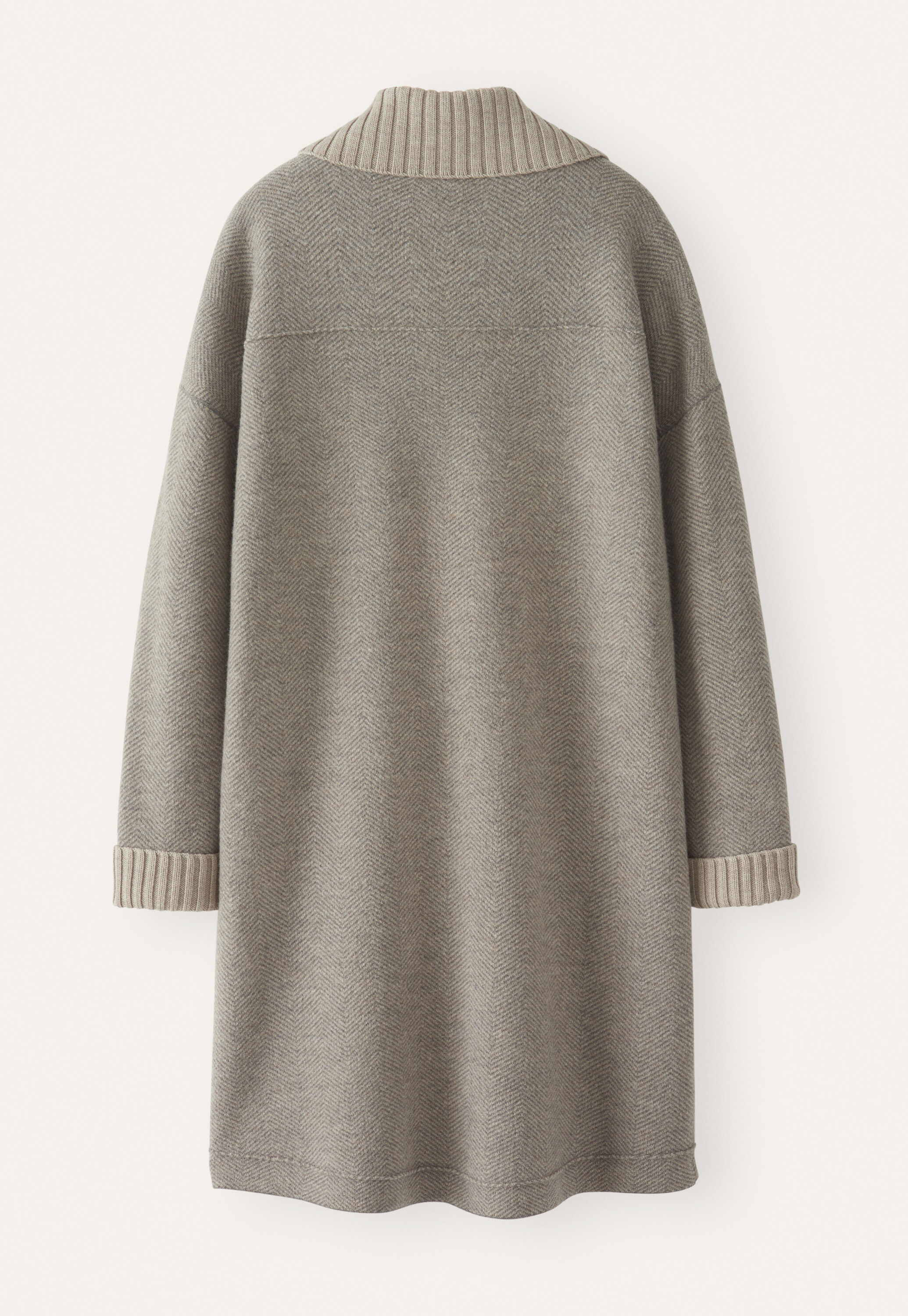 Herringbone coatigan