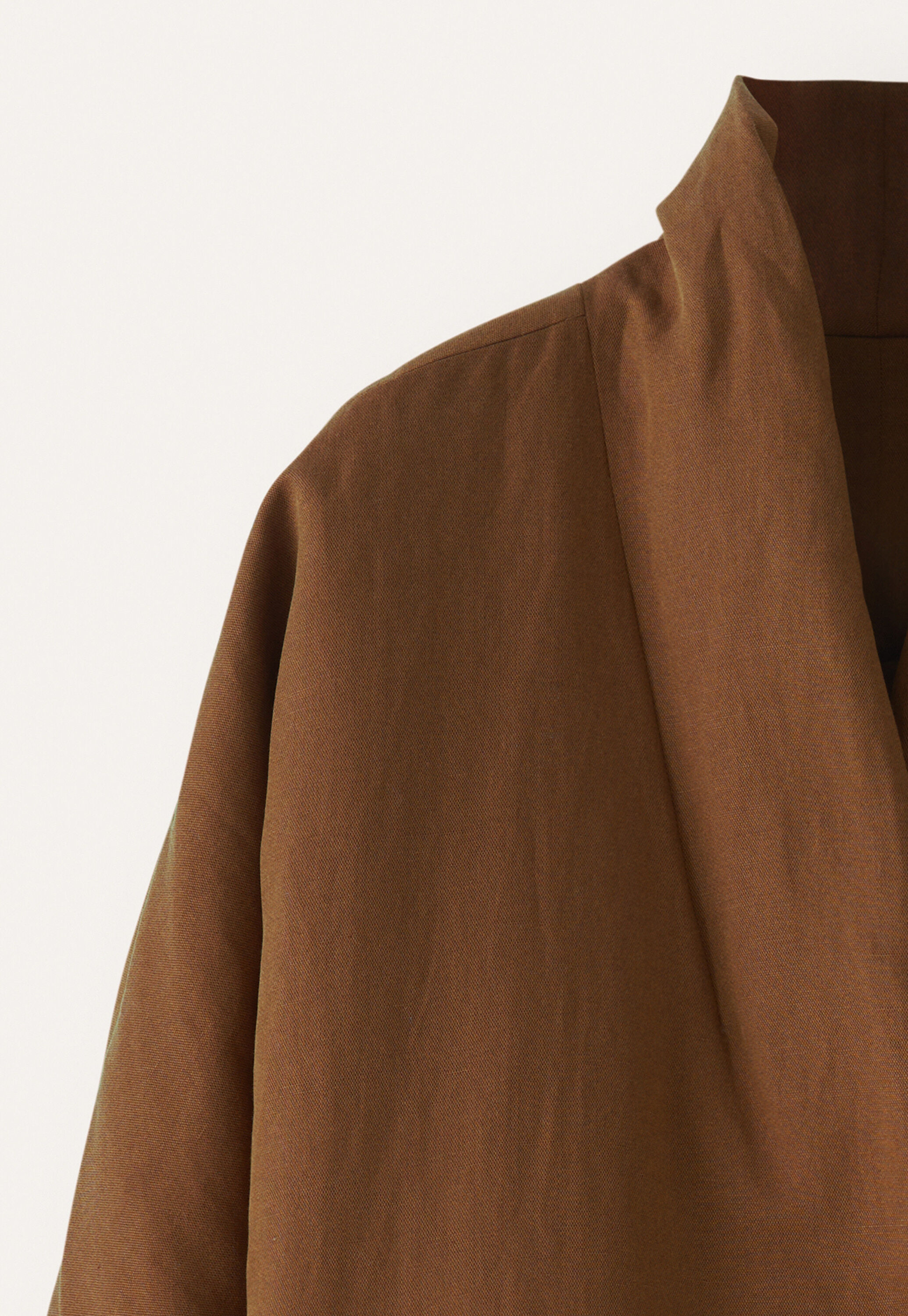 Shawl collar padded coat