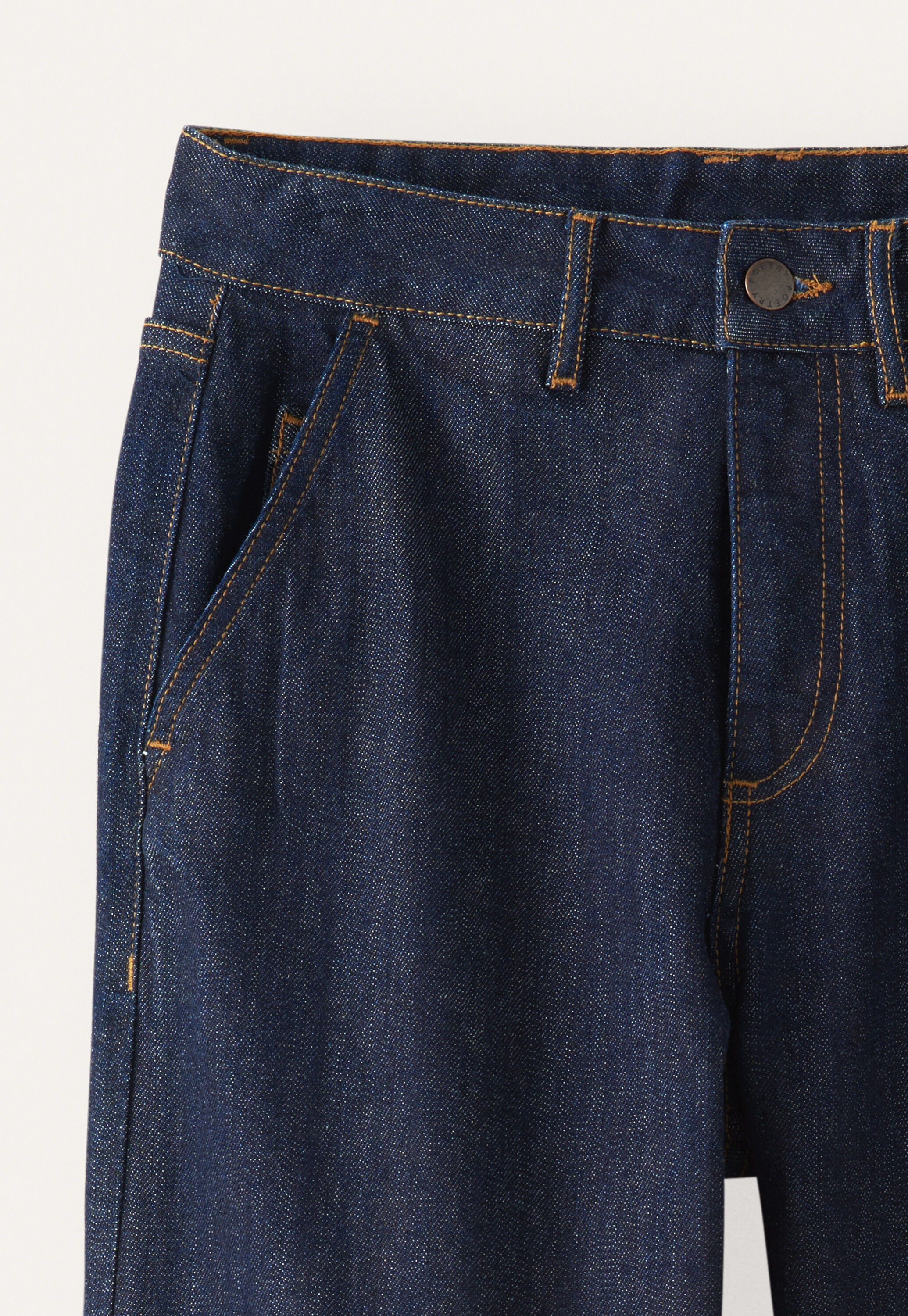 Denim cropped jeans