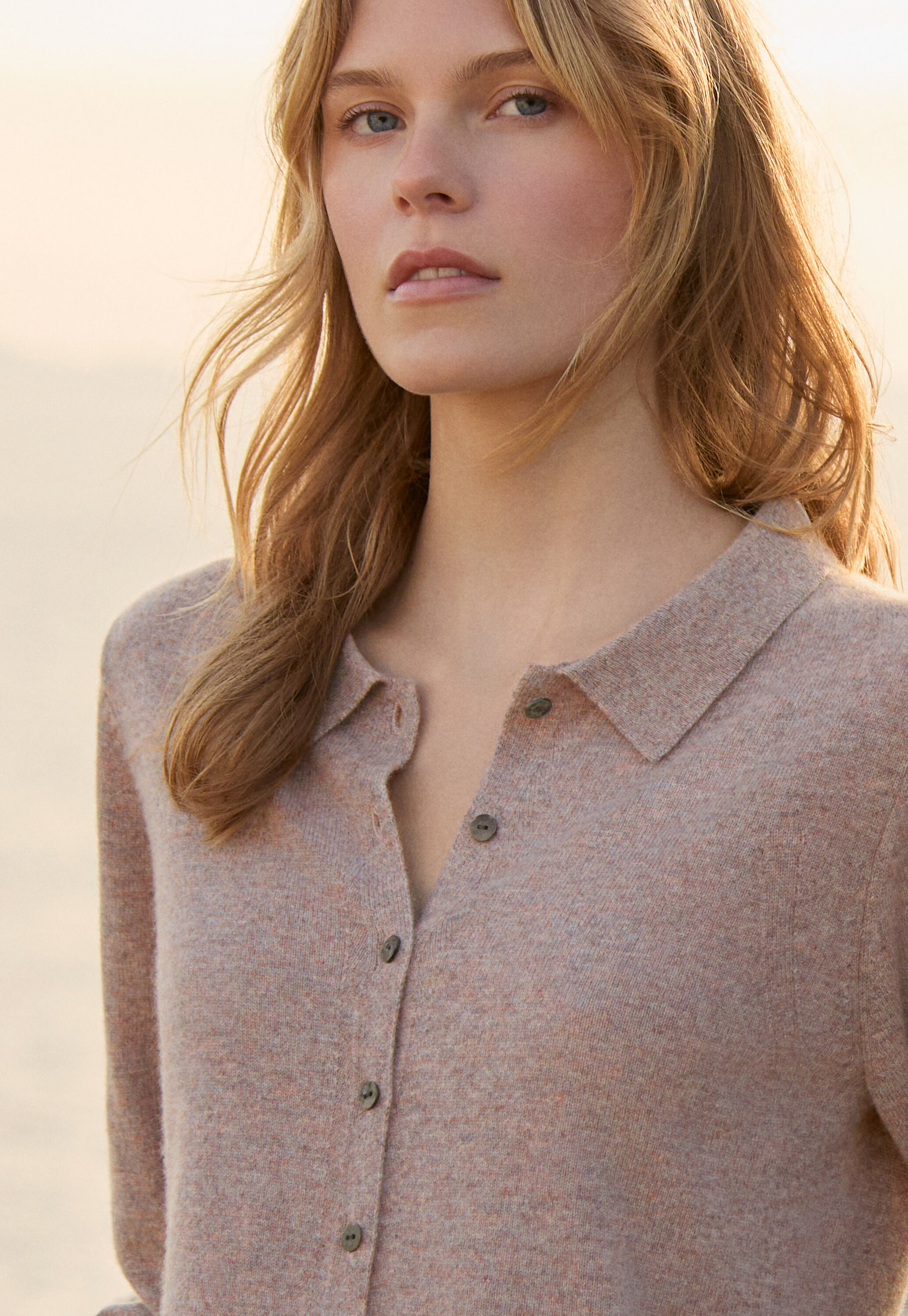 Button-through sweater