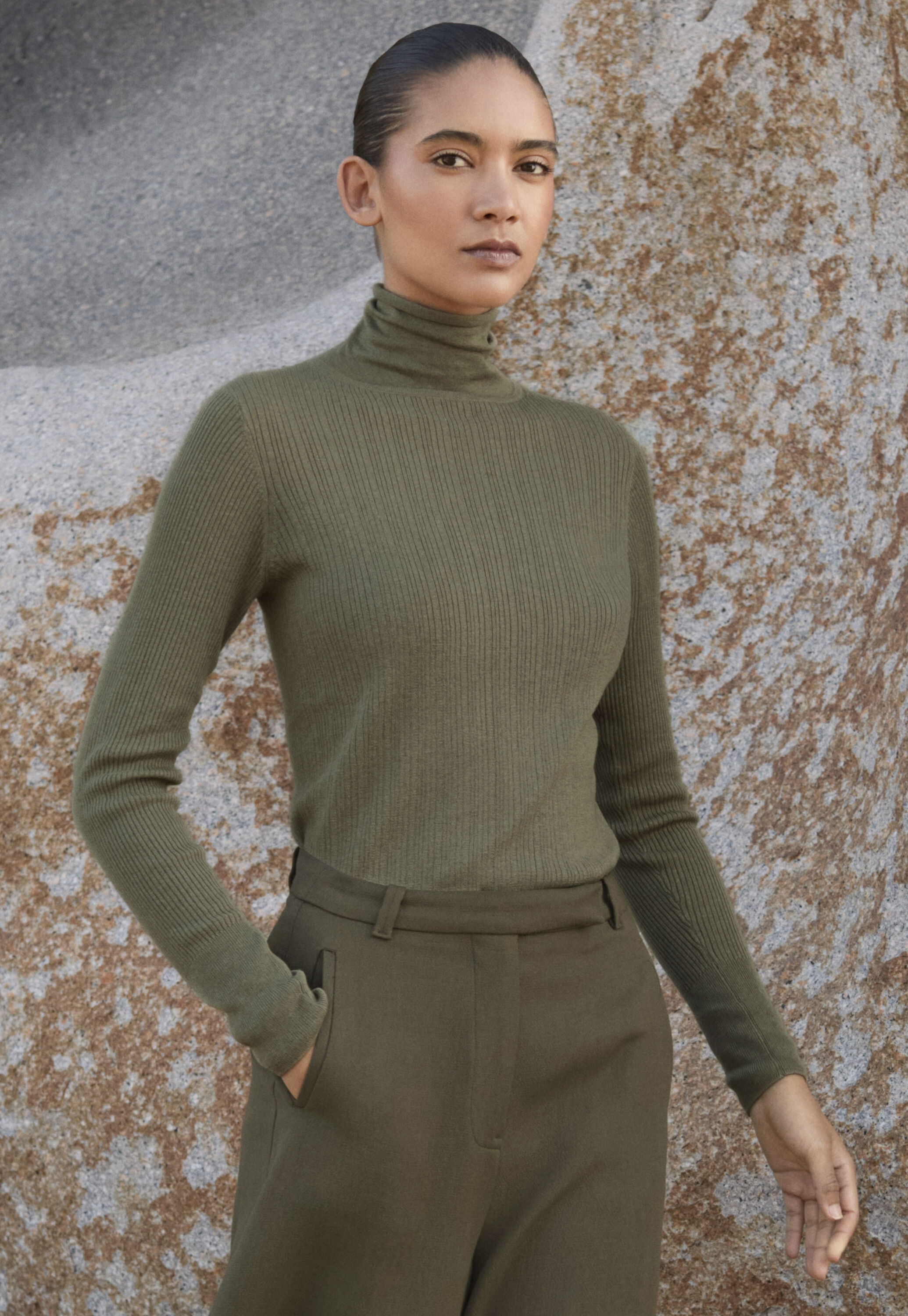 Ribbed sweater