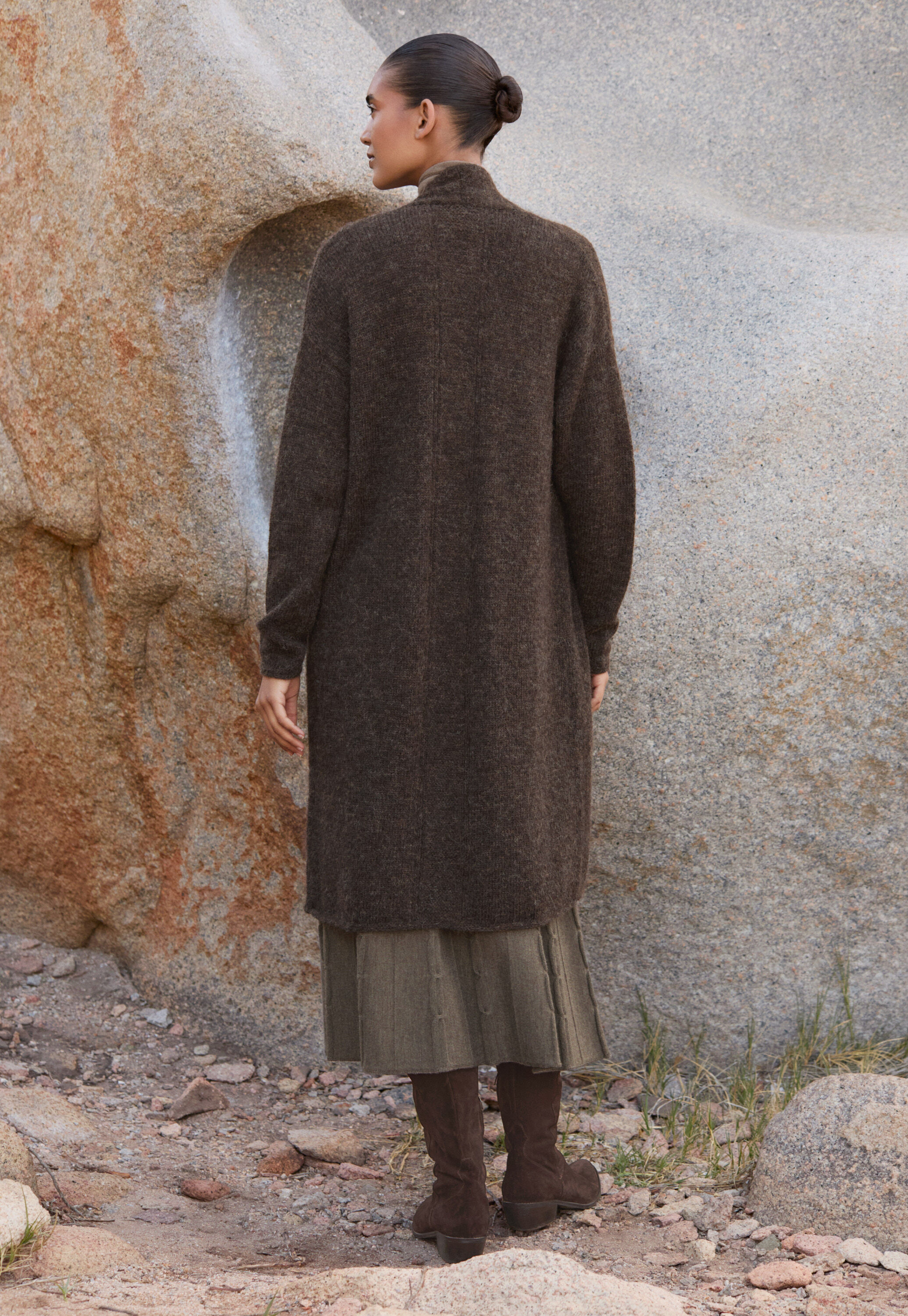 Edge-to-edge cardigan