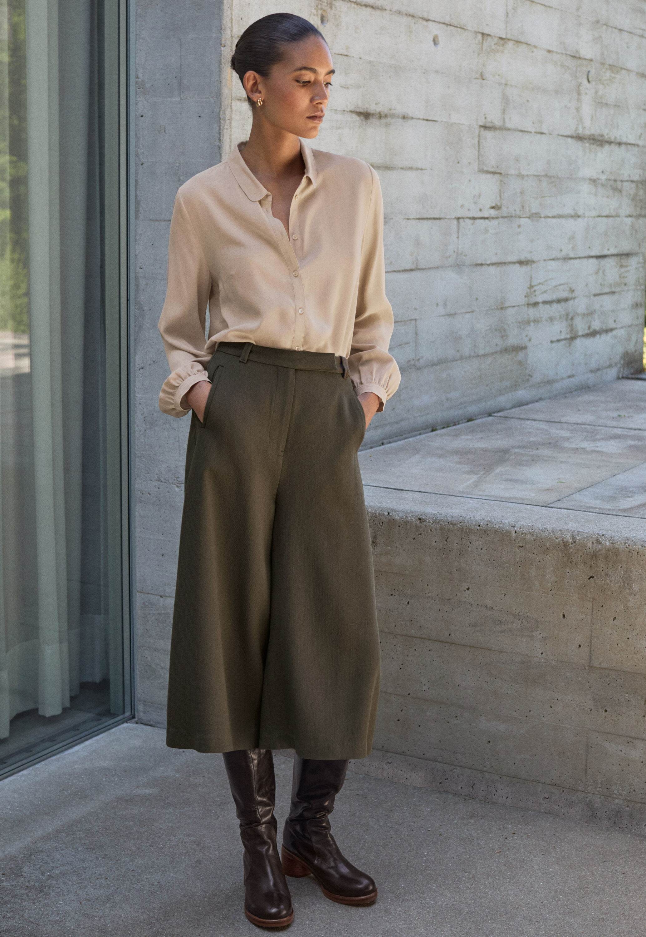 Tailored culottes