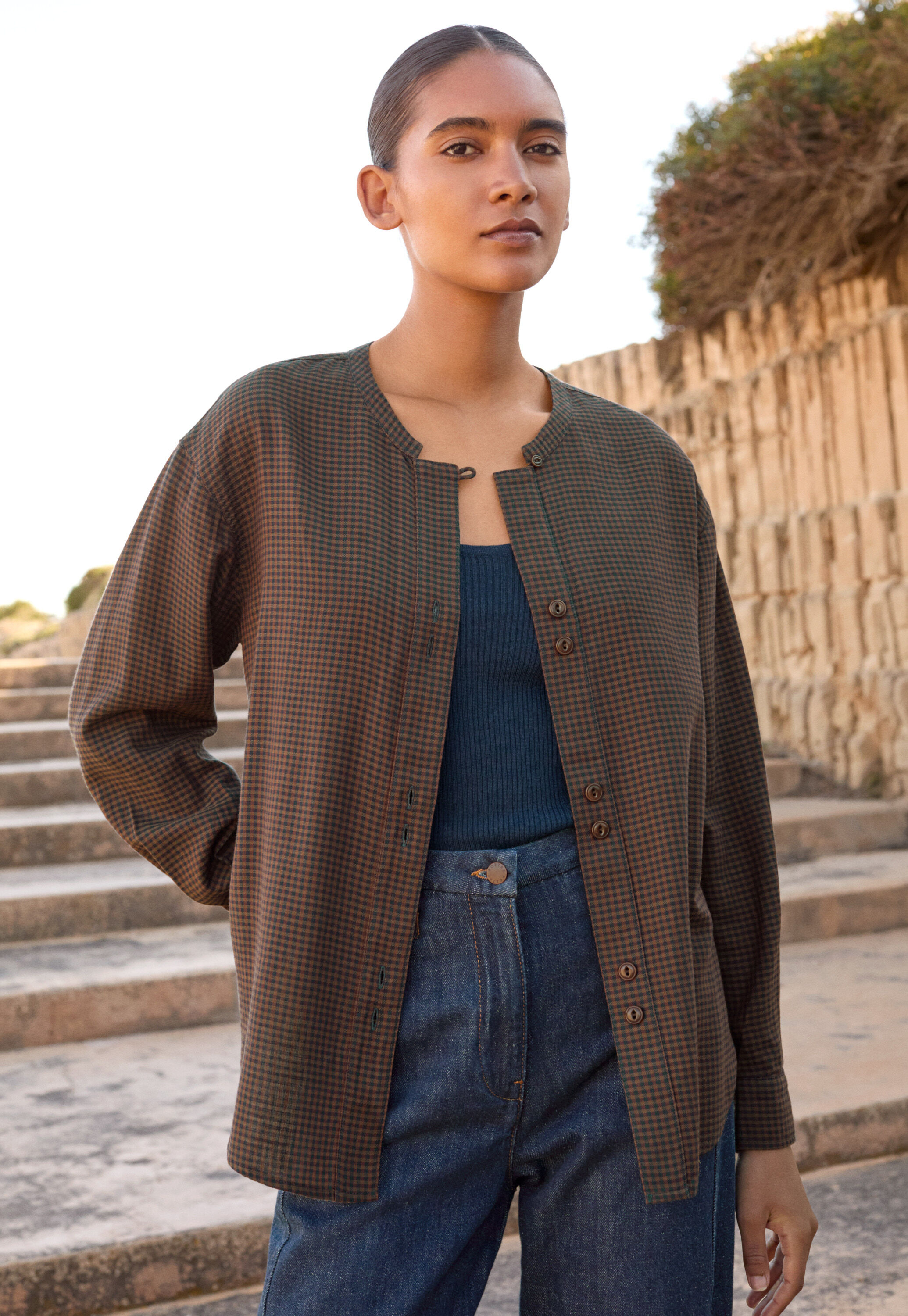 Knitted vest