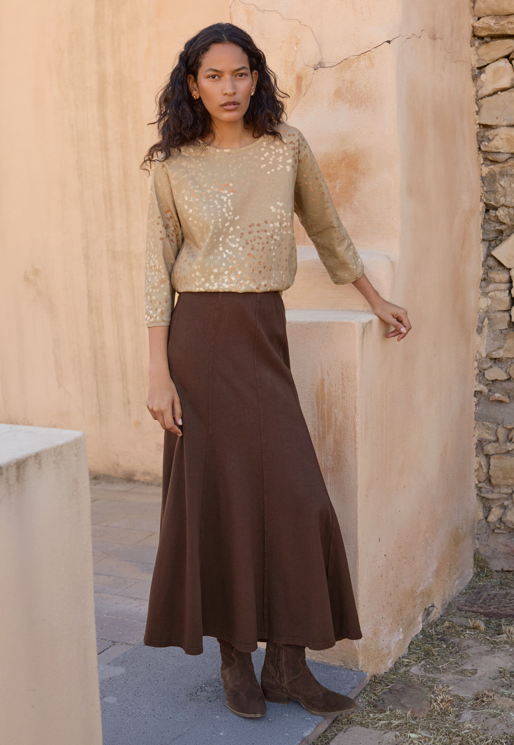 Jersey skirt