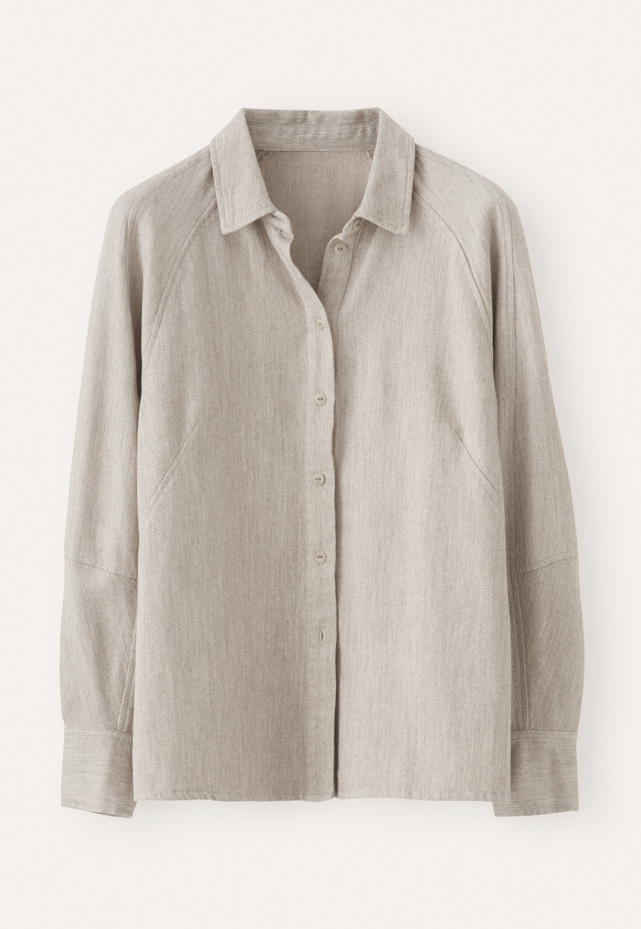 Raglan-sleeve blouse
