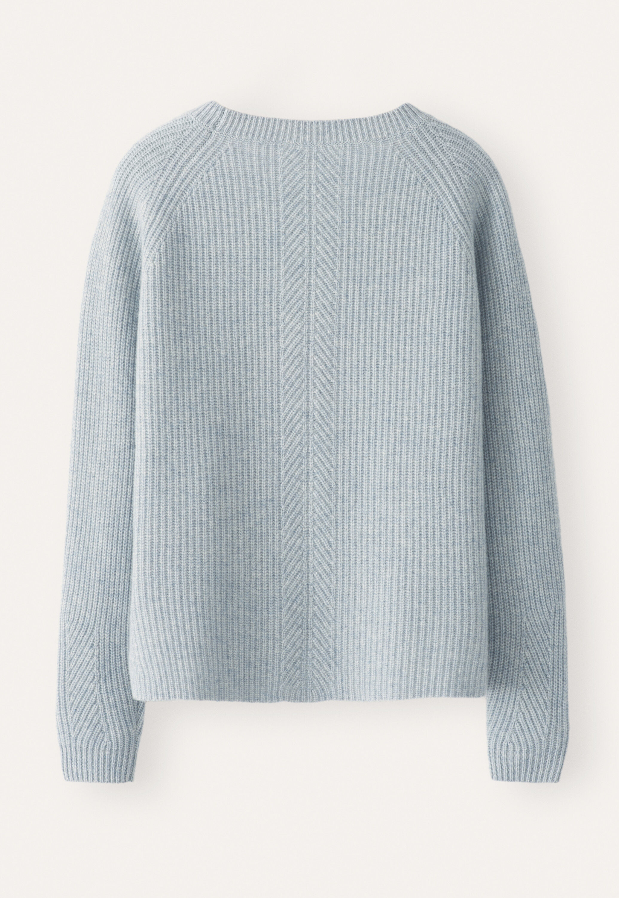 Ribbed crew-neck sweater