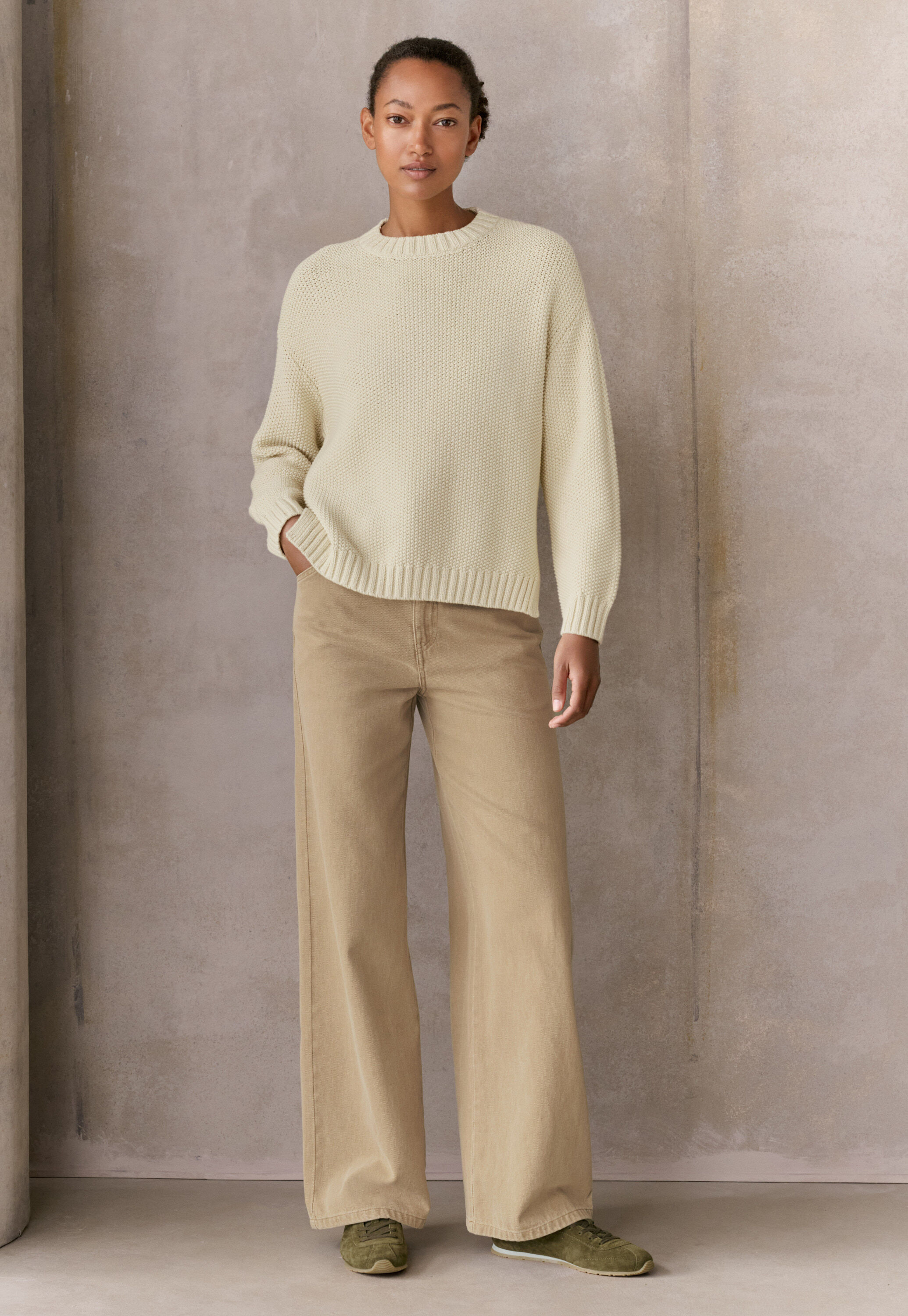 Straight leg jeans