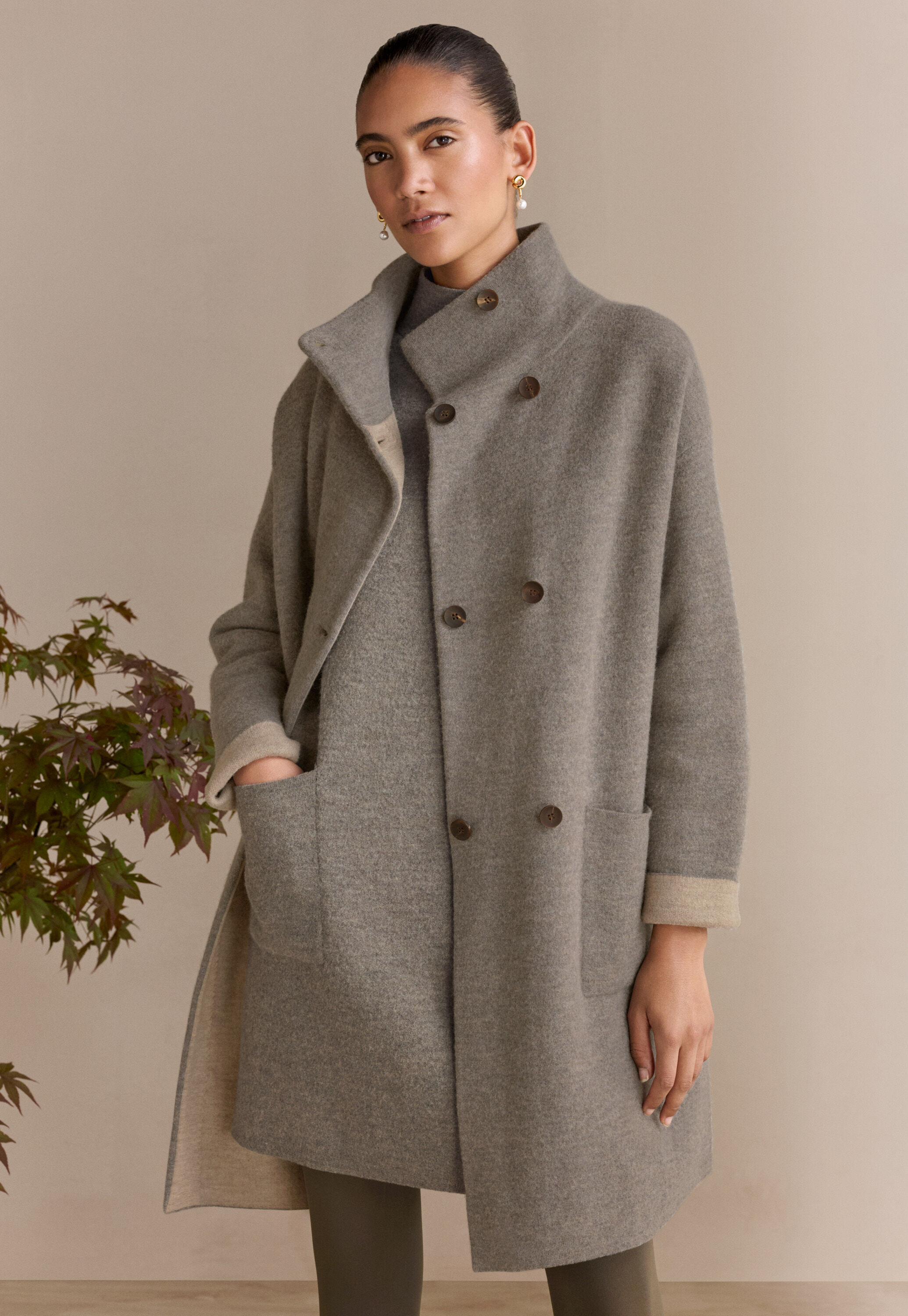 Patch-pocket dress